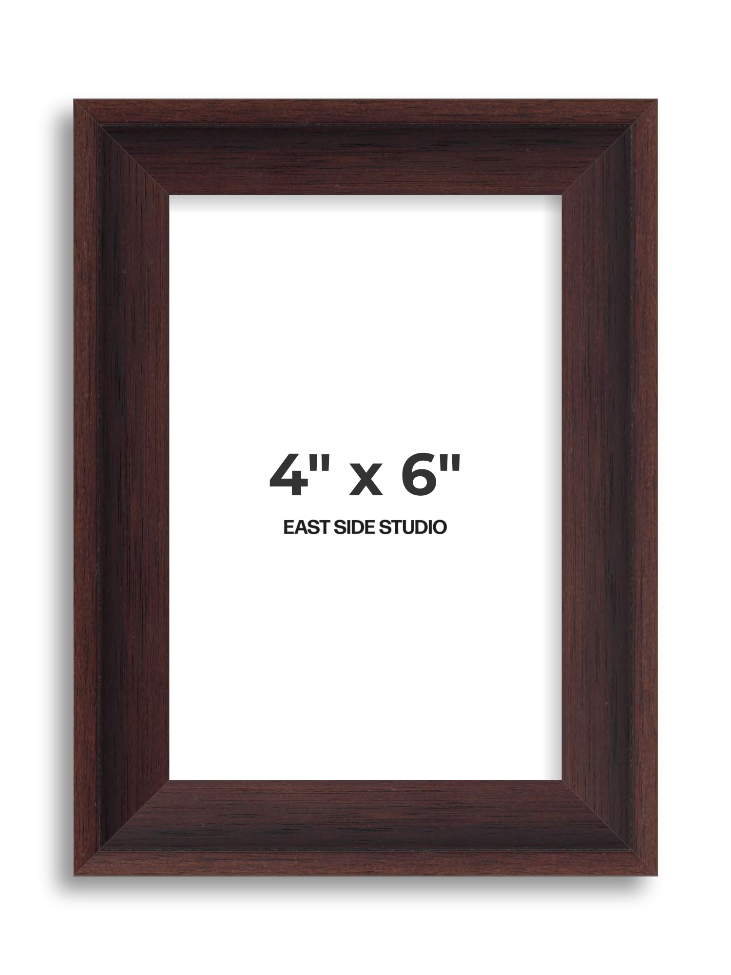 Wenge 4" x 6" picture frame