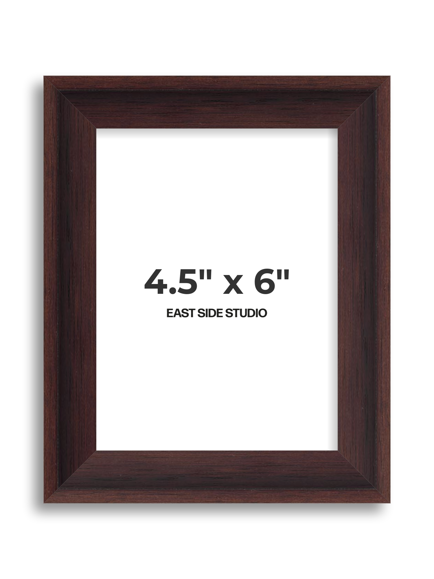 Wenge 4.5" x 6" picture frame