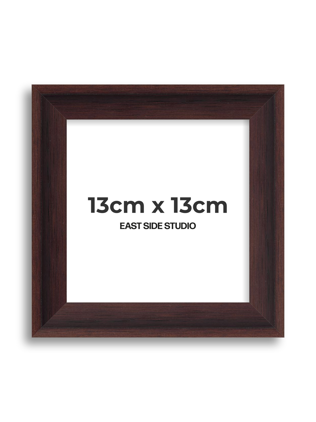 Wenge 13cm x 13cm picture frame