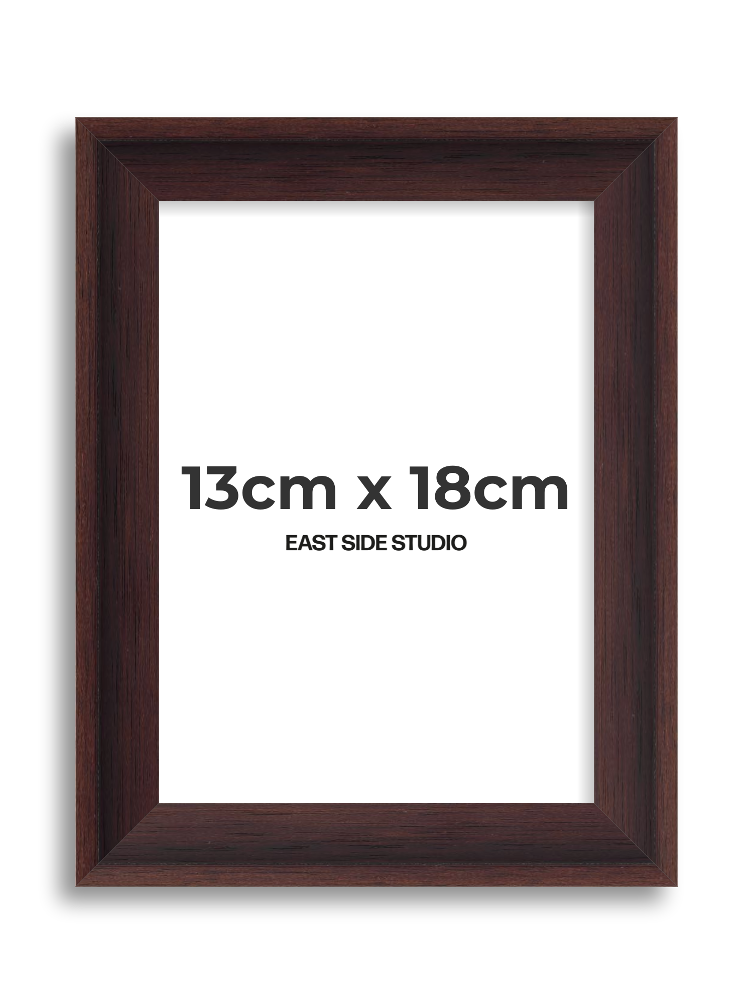 Wenge 13cm x 18cm picture frame