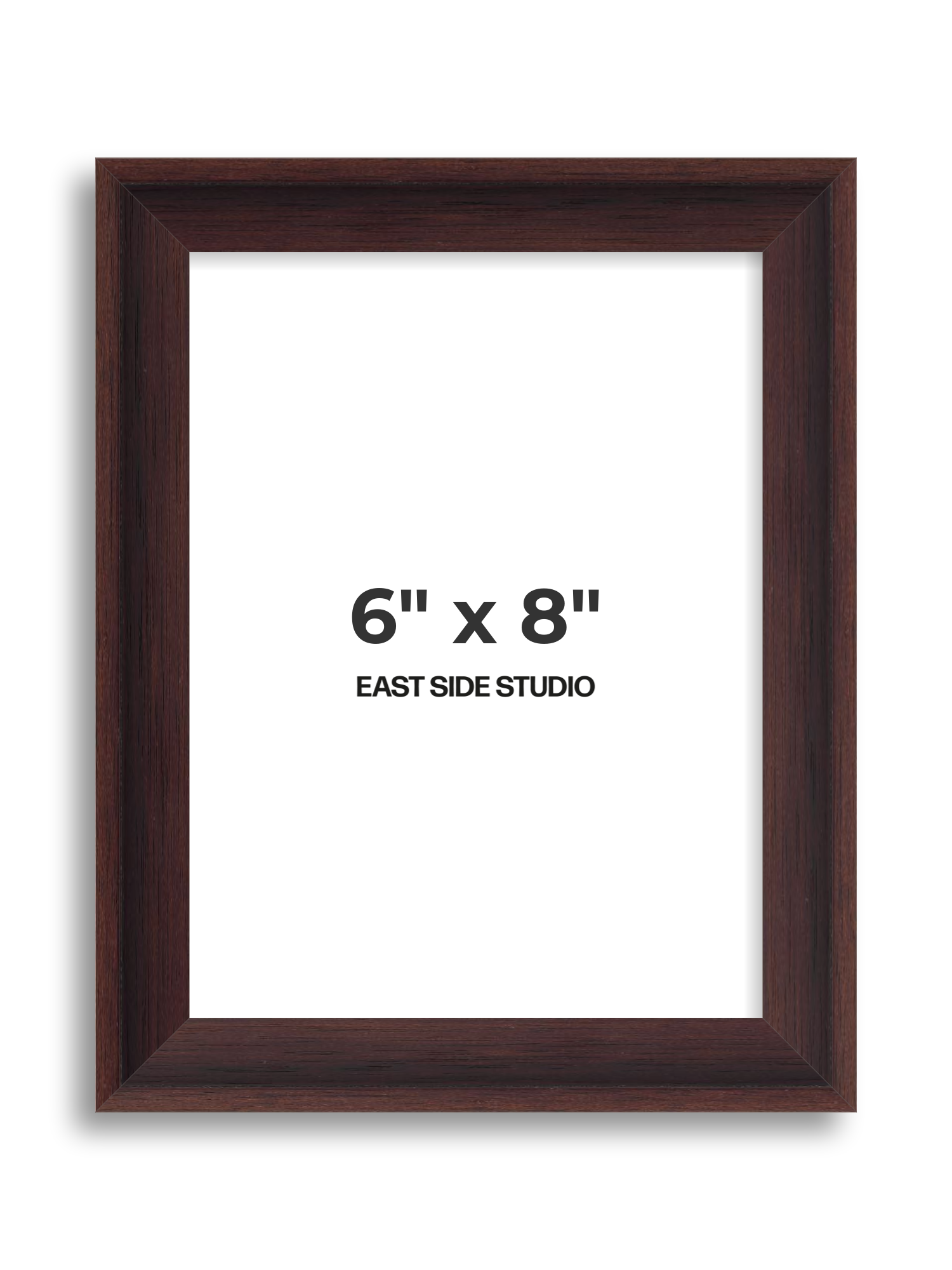 Wenge 6" x 8" picture frame