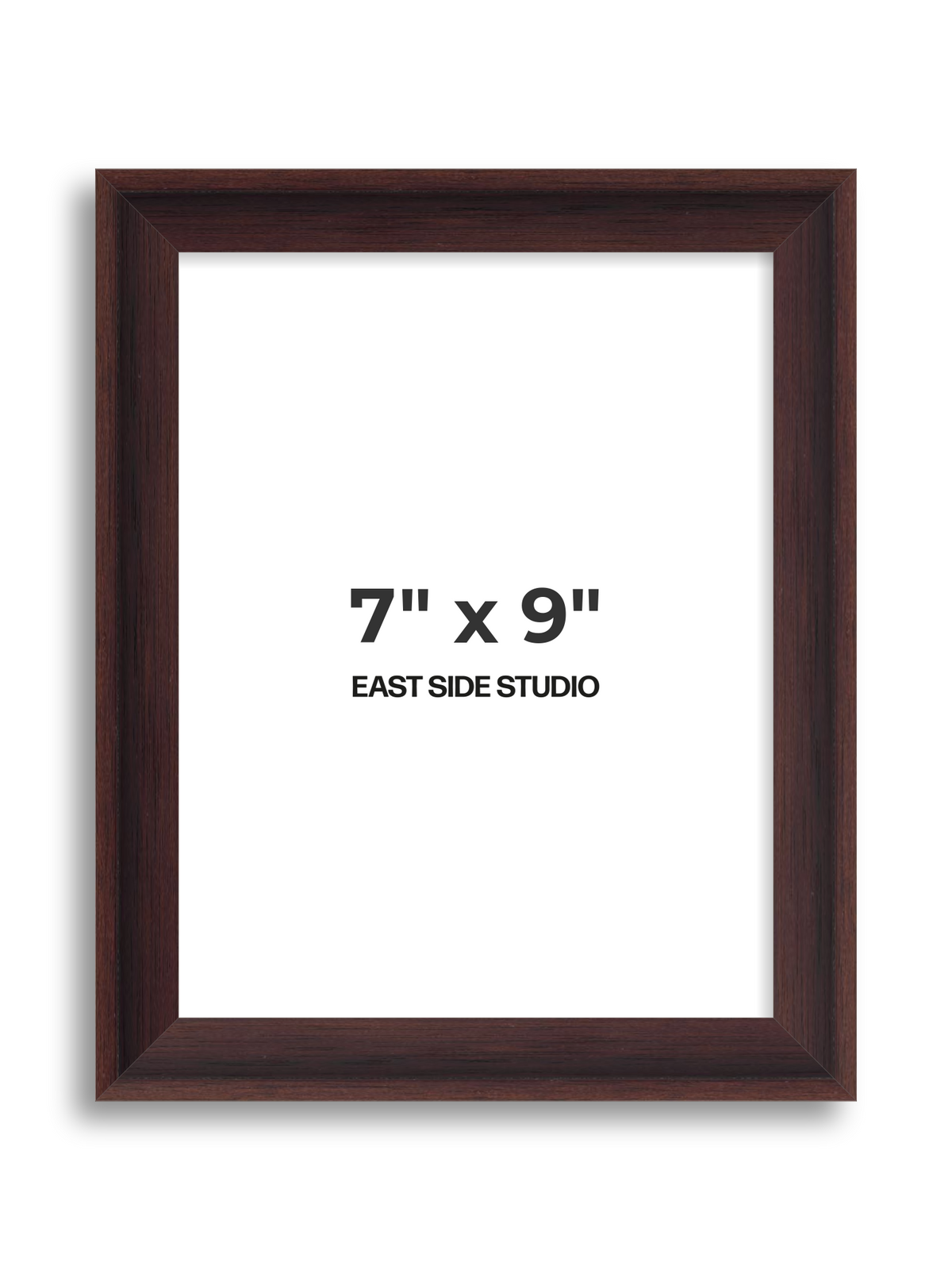Wenge 7" x 9" picture frame