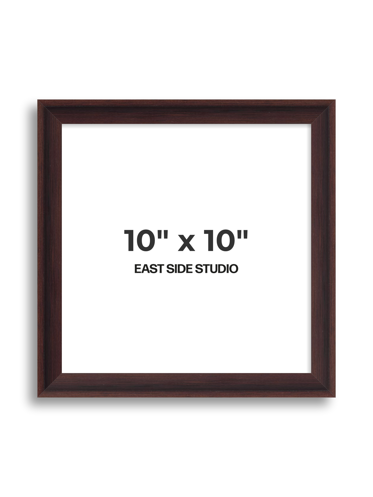 Wenge 10" x 10" picture frame