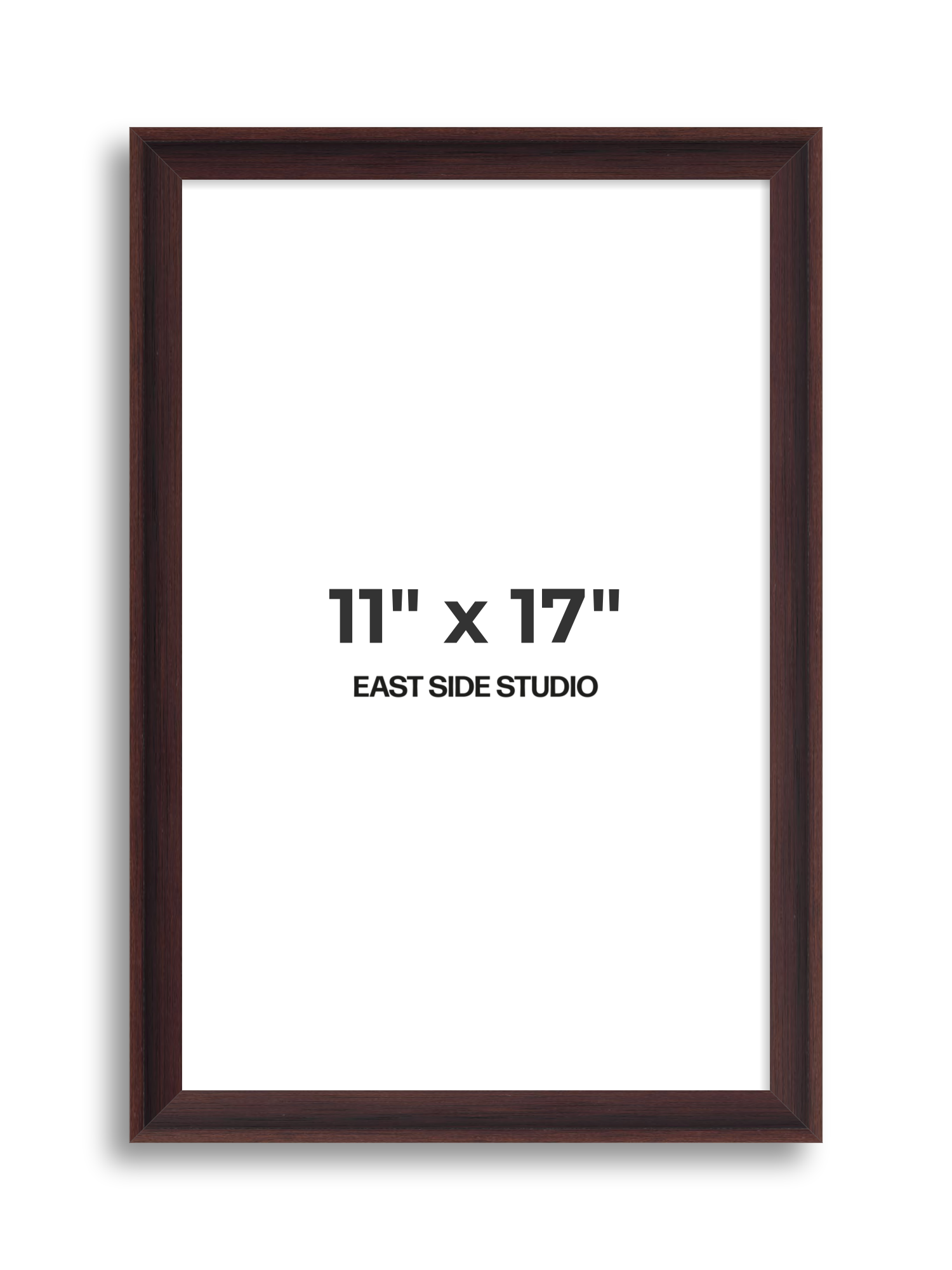 Wenge 11" x 17" picture frame