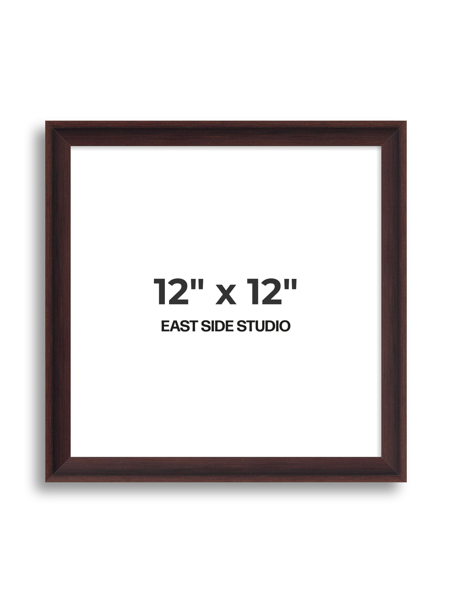 Wenge 12" x 12" picture frame