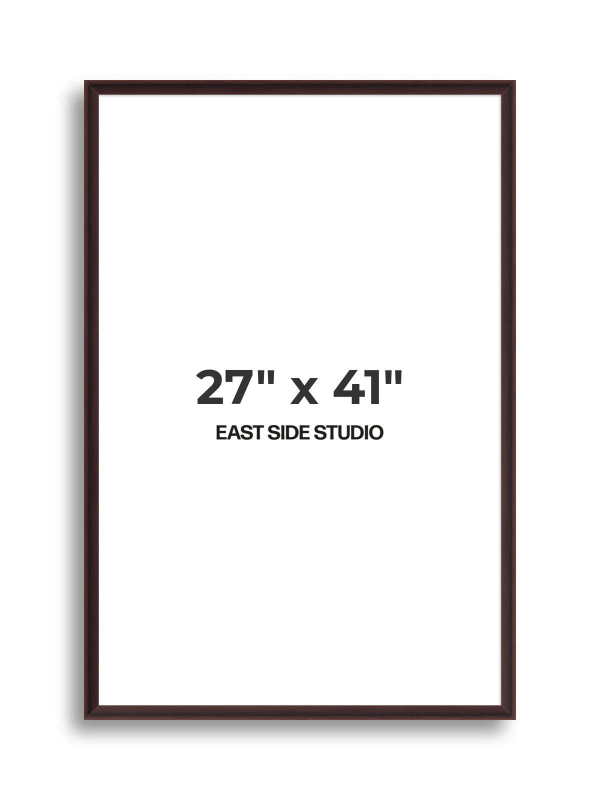Wenge 27" x 41" picture frame