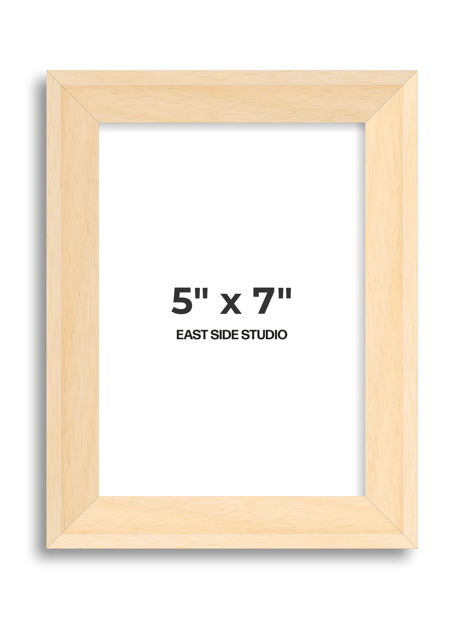 Natural Wood 5" x 7" picture frame