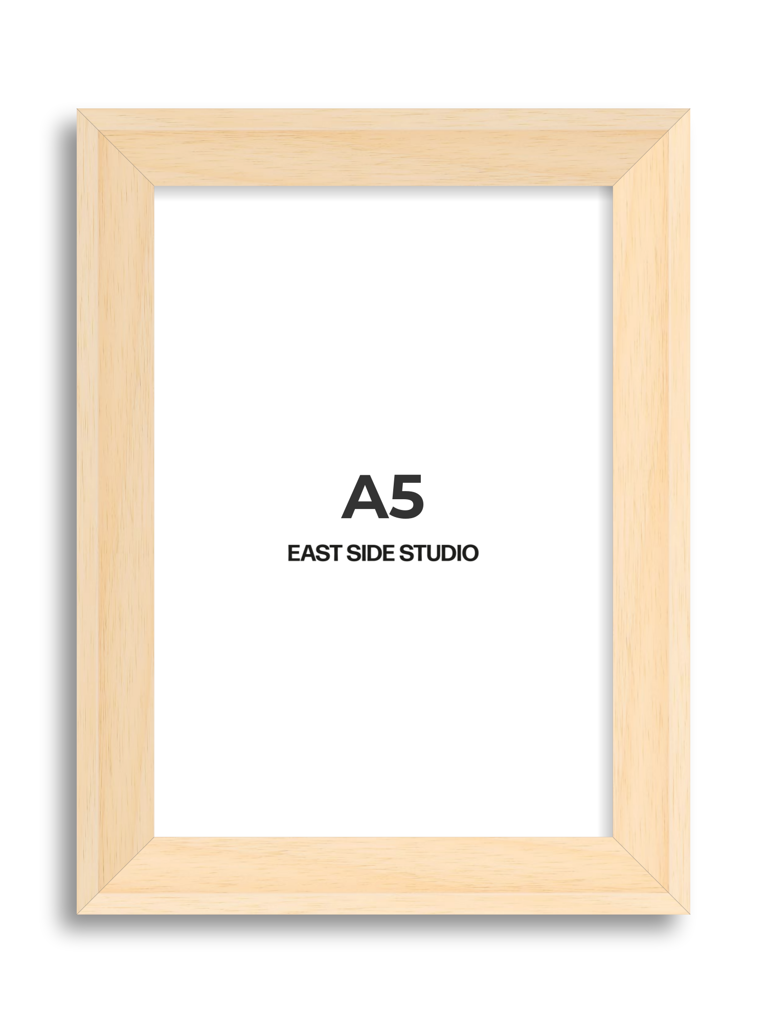 Natural Wood A5 picture frame