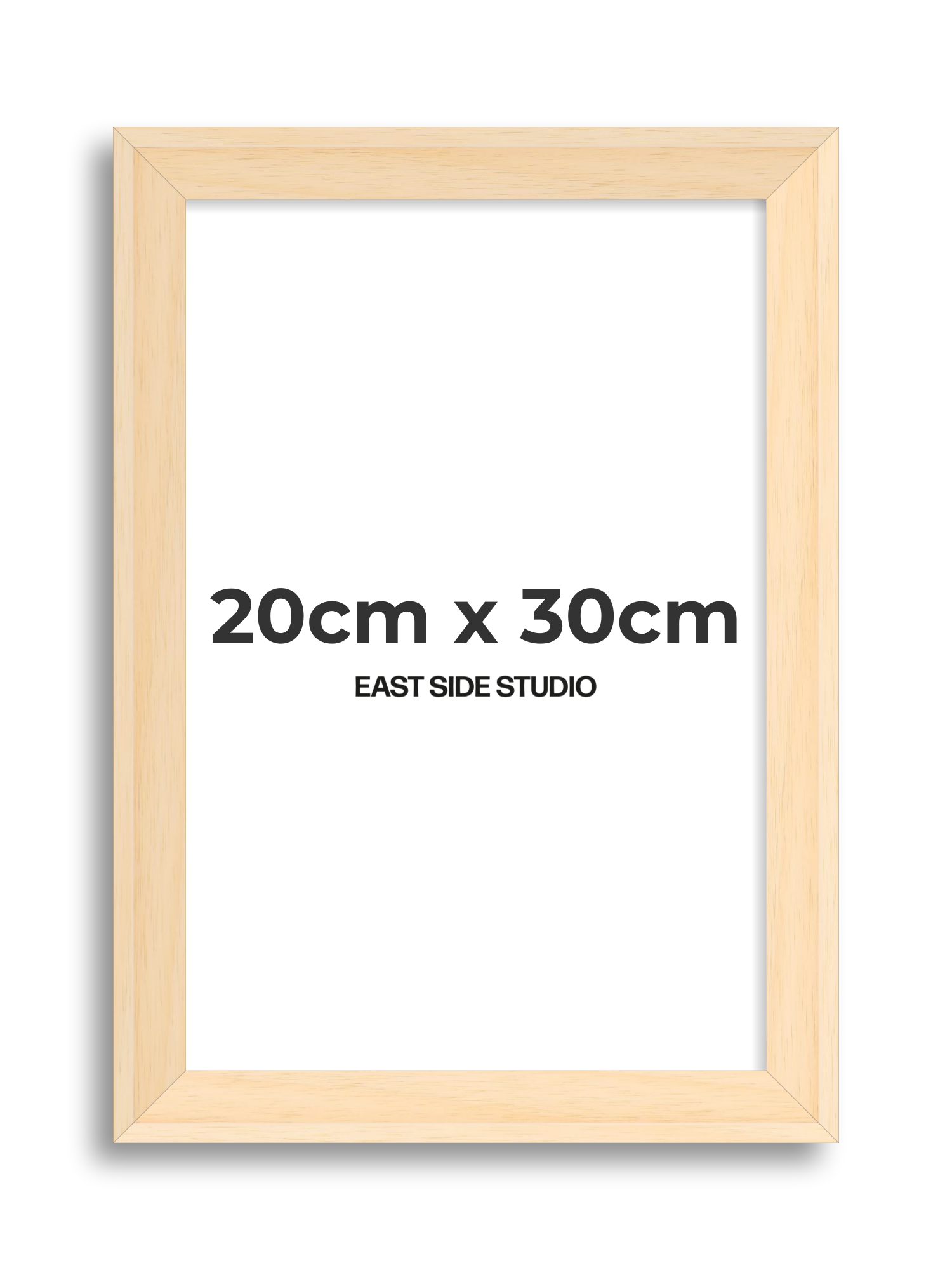 Natural Wood 20cm x 30cm picture frame