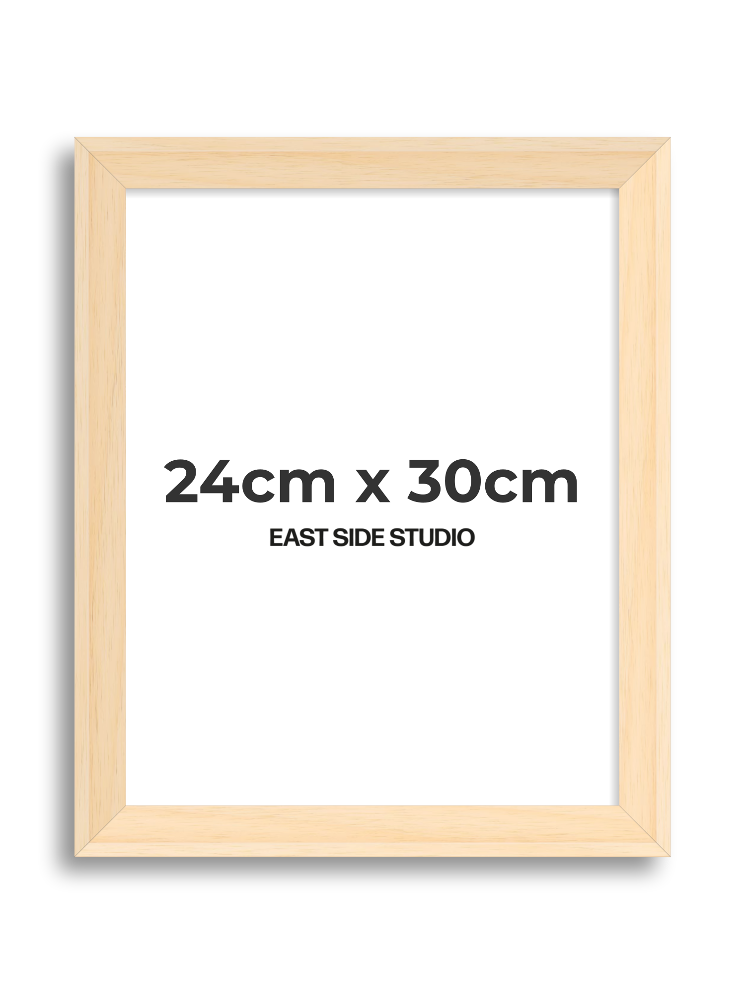 Natural Wood 24cm x 30cm picture frame