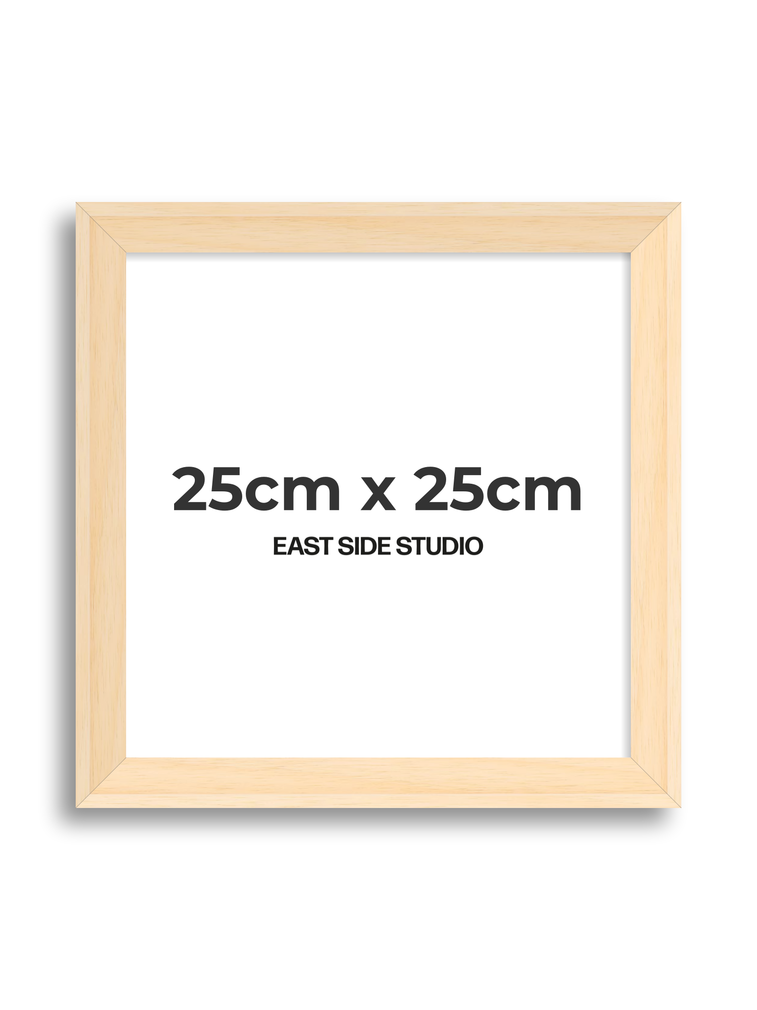 Natural Wood 25cm x 25cm picture frame