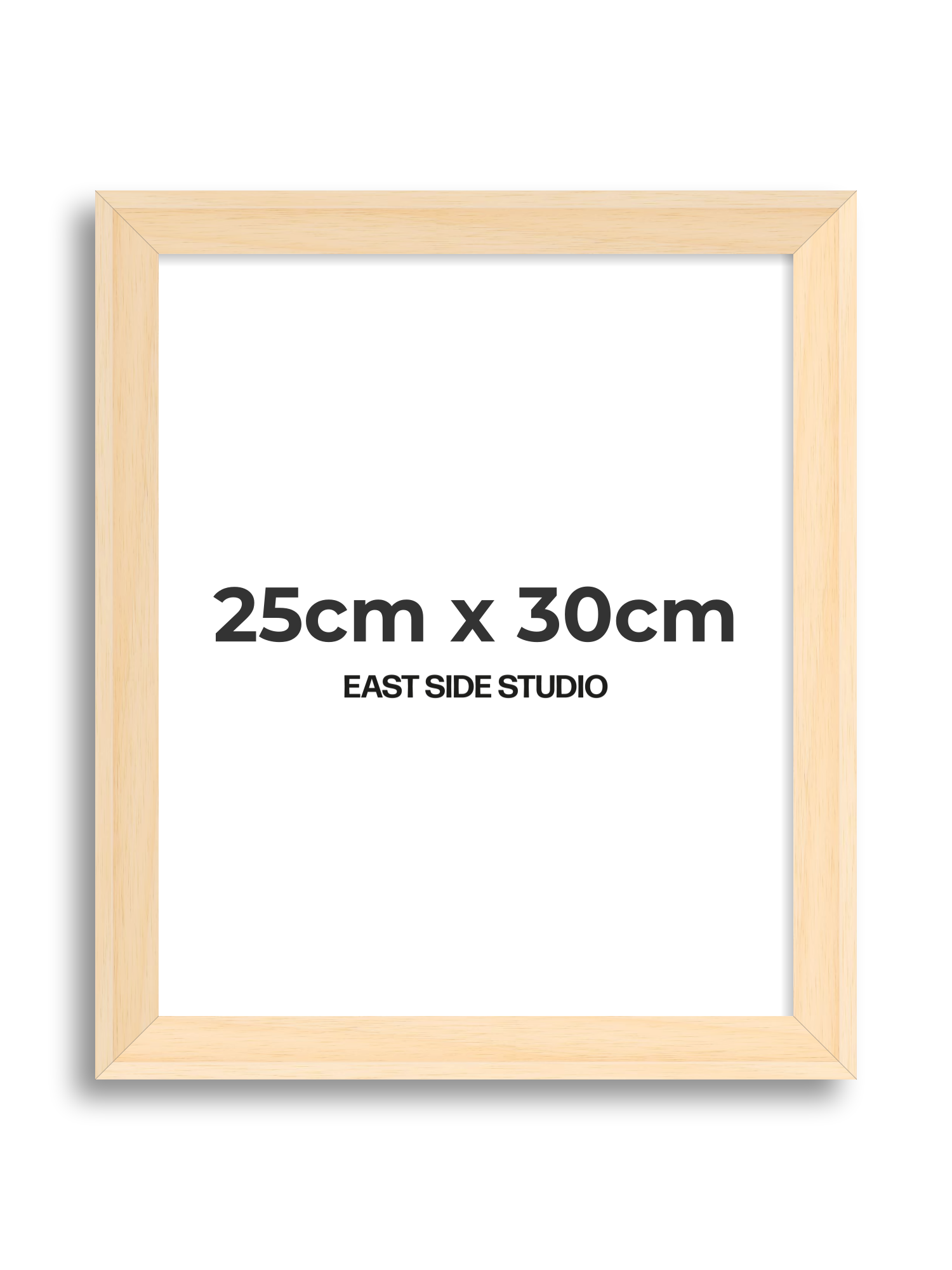 Natural Wood 25cm x 30cm picture frame