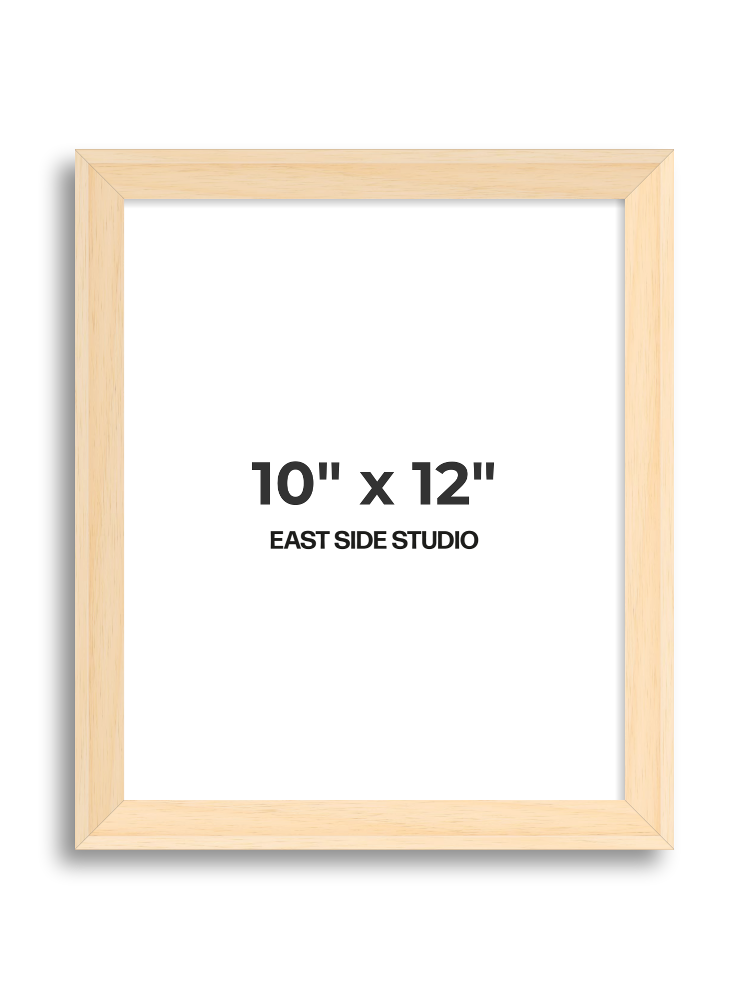 Natural Wood 10" x 12" picture frame