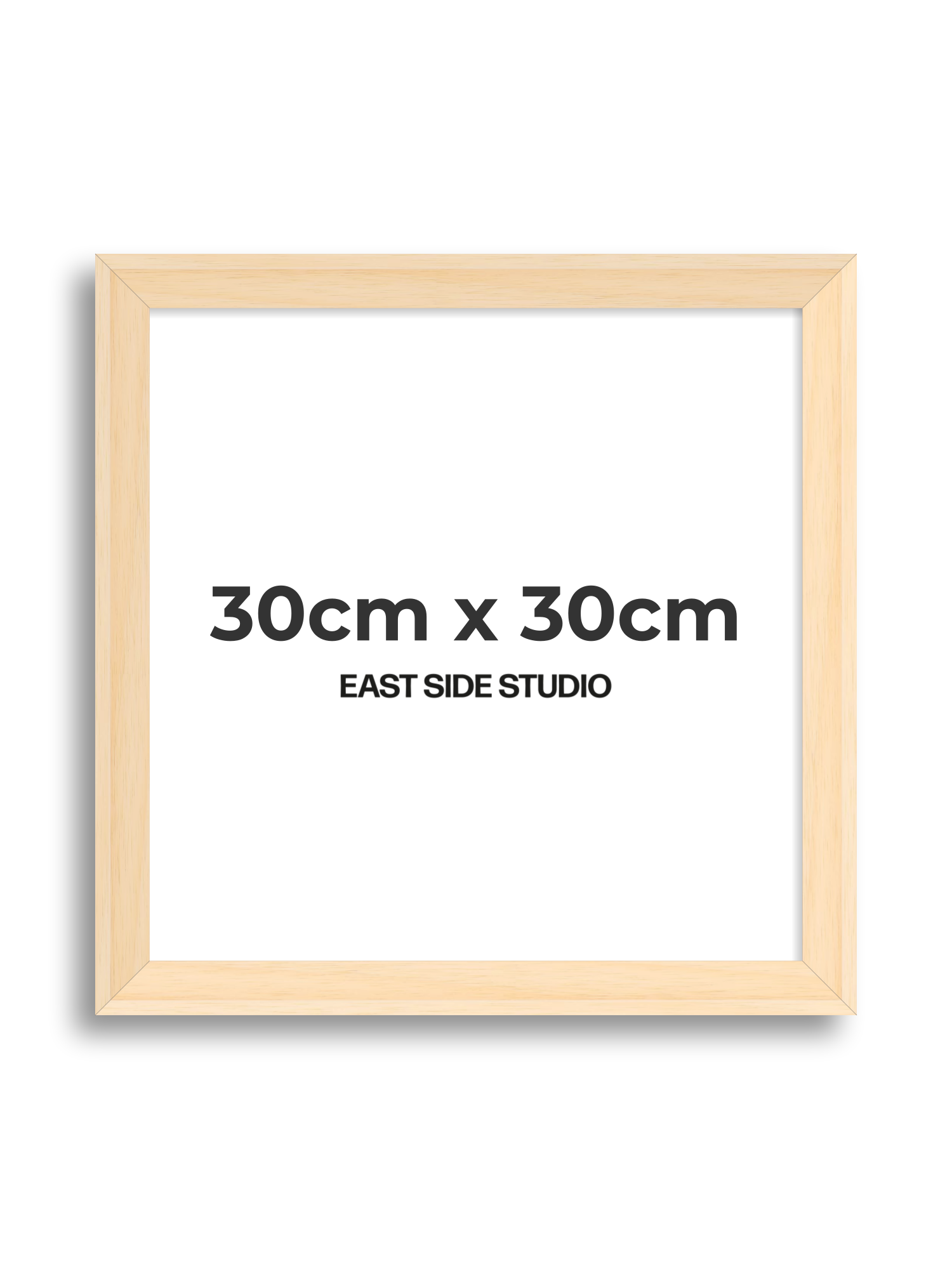 Natural Wood 30cm x 30cm picture frame