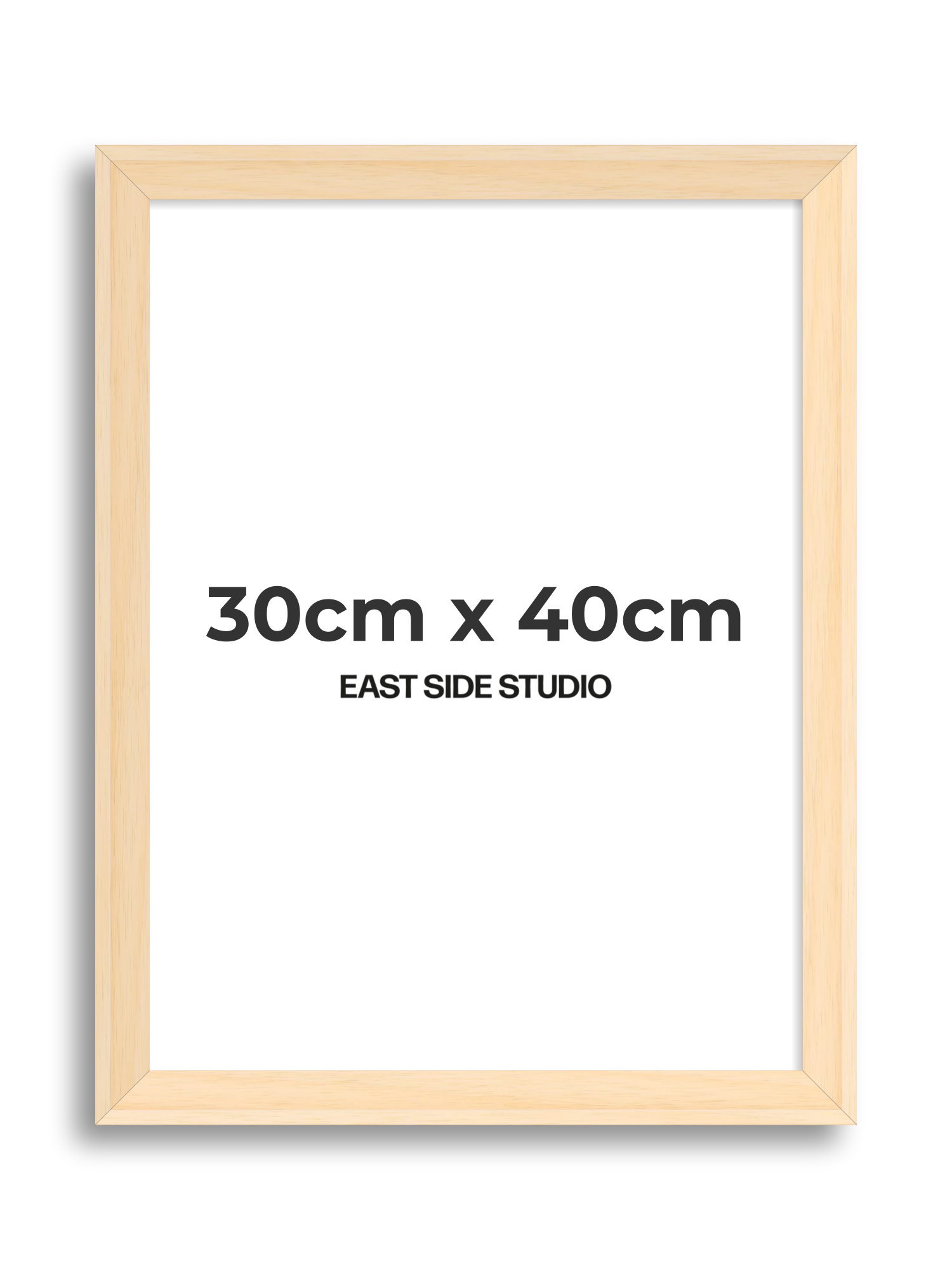 Natural Wood 30cm x 40cm picture frame