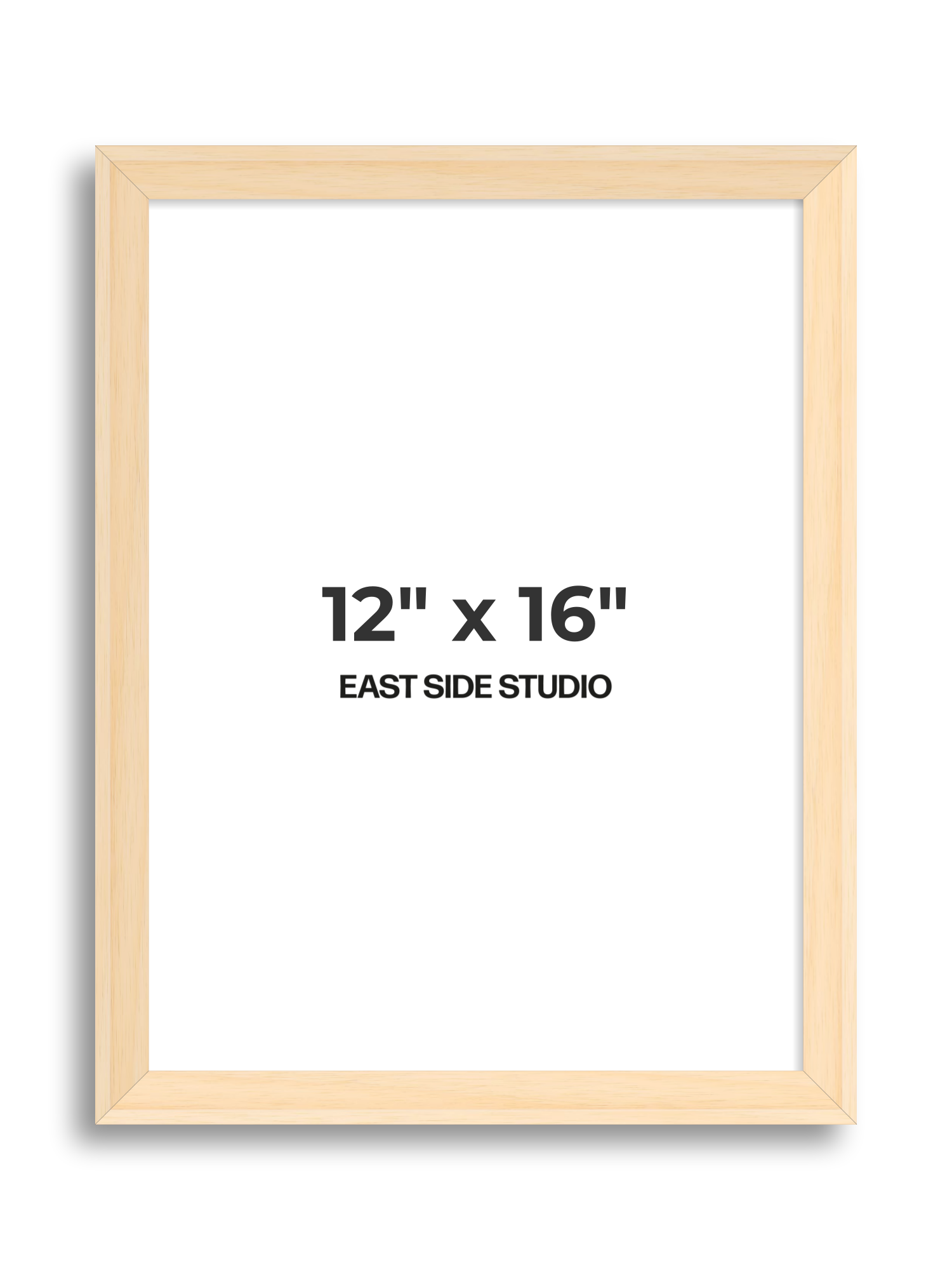 Natural Wood 12" x 16" picture frame