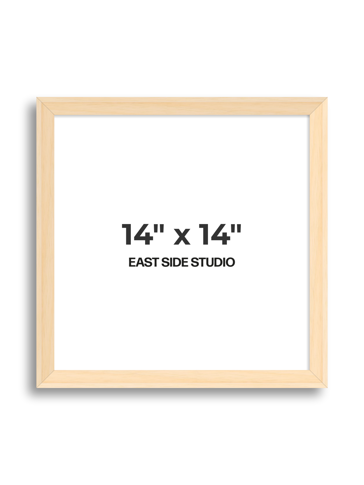 Natural Wood 14" x 14" picture frame
