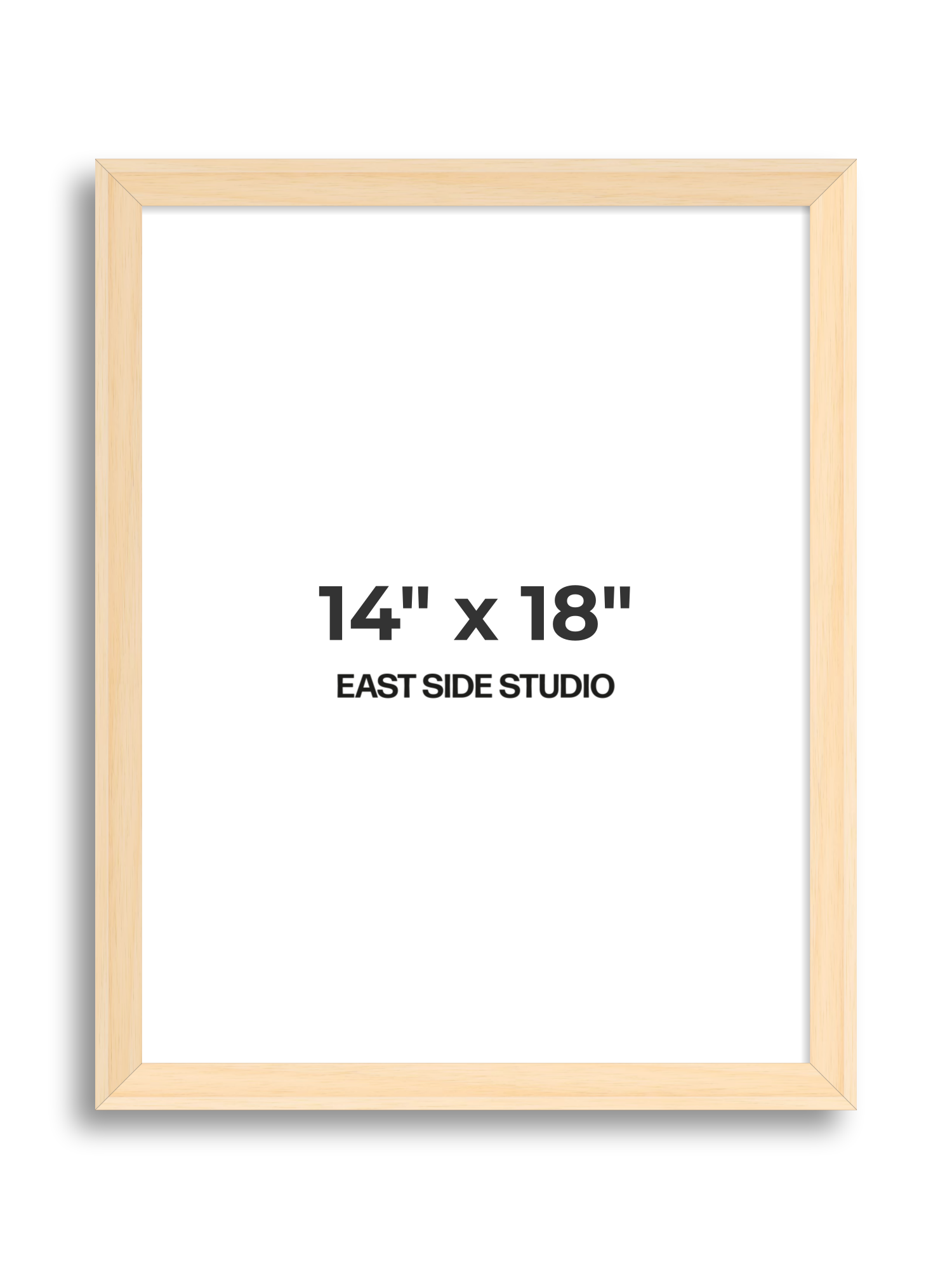 Natural Wood 14" x 18" picture frame