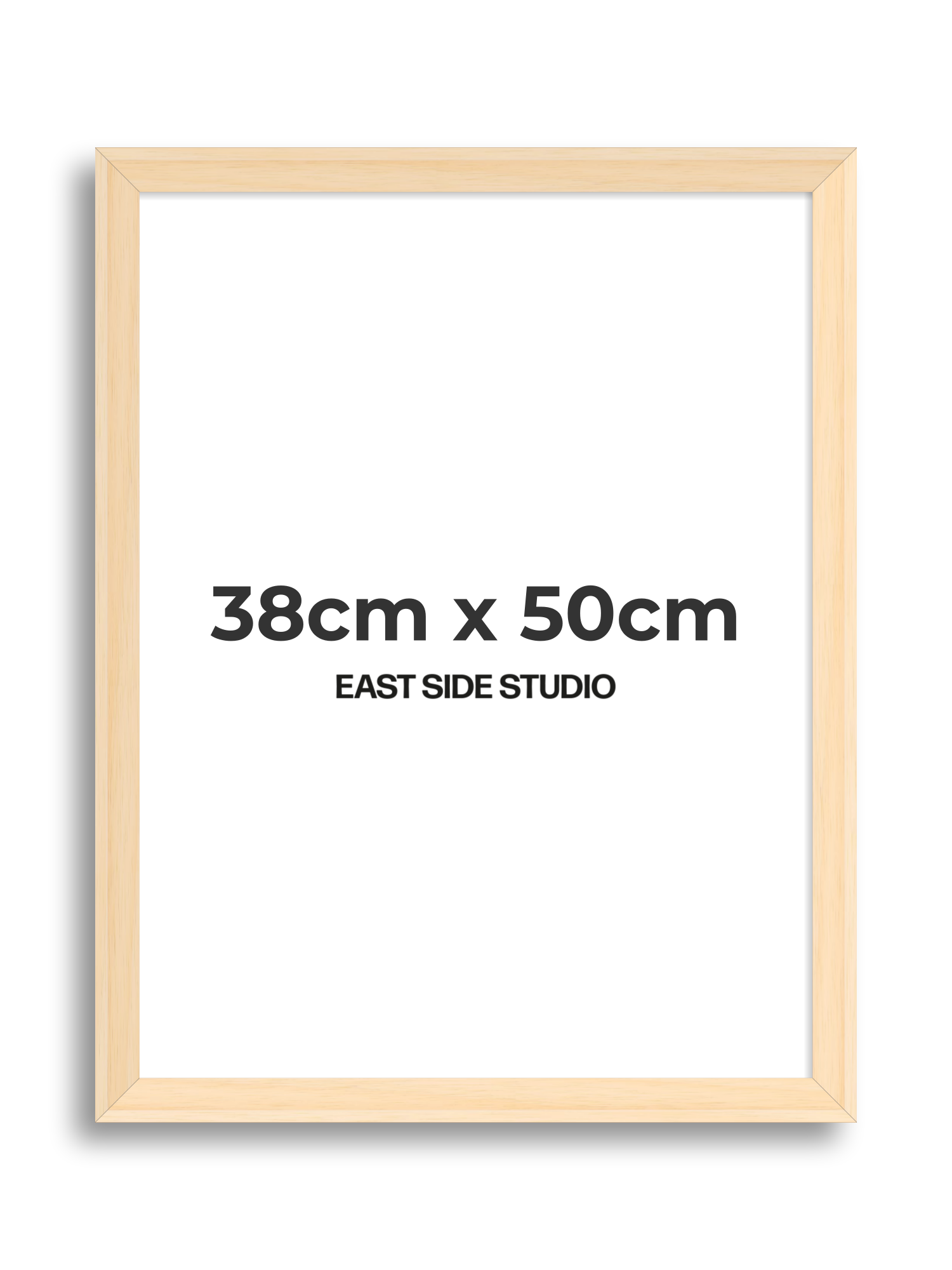 Natural Wood 38cm x 50cm picture frame