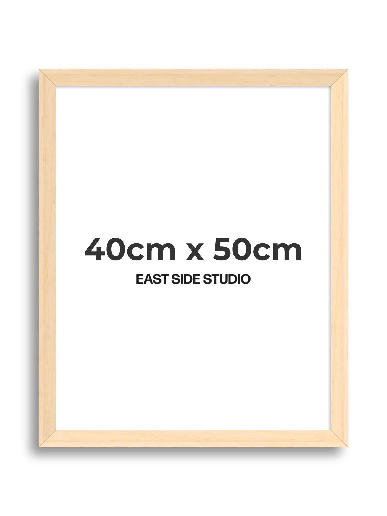 Natural Wood 40cm x 50cm picture frame