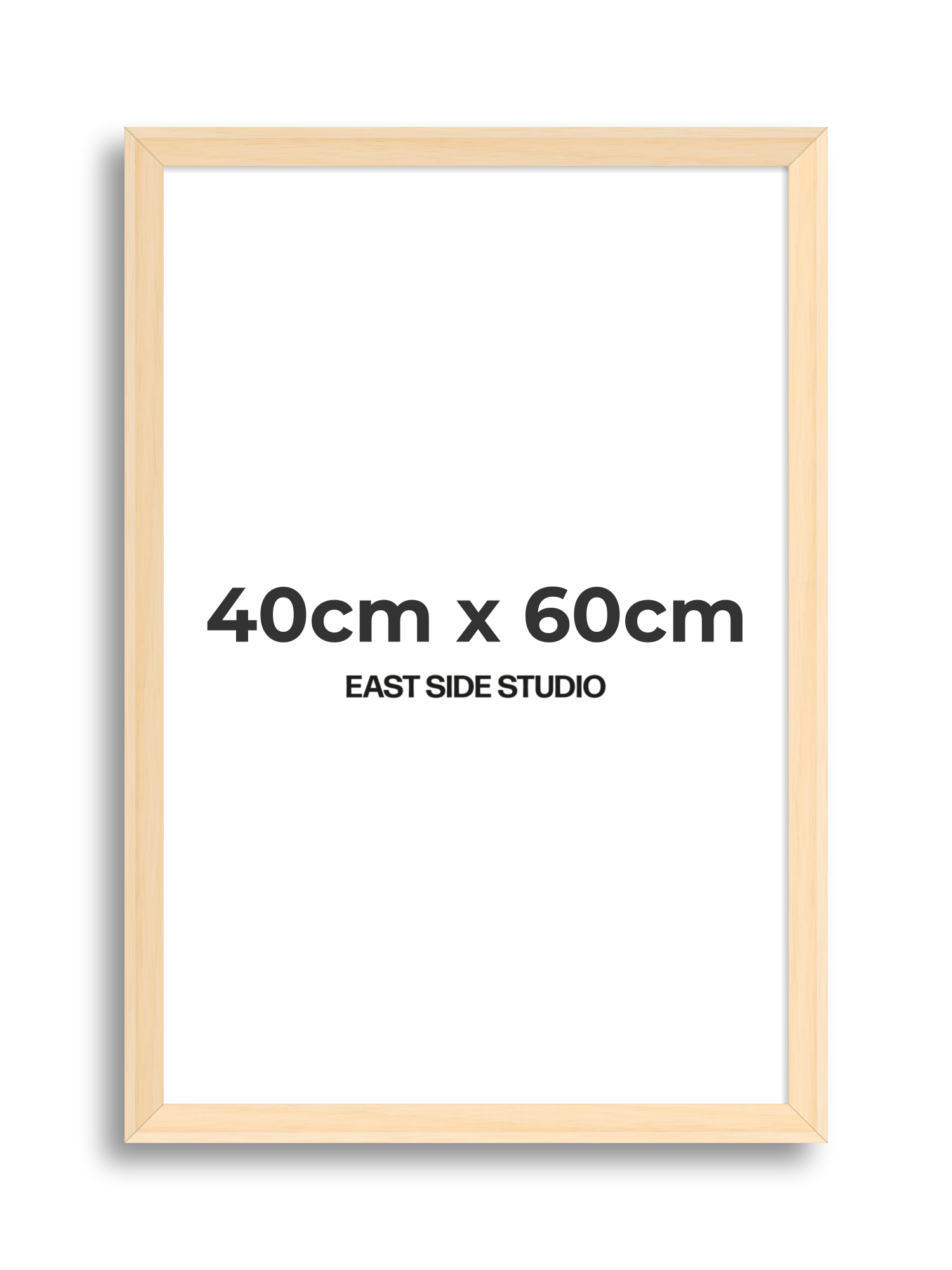 Natural Wood 40cm x 60cm picture frame