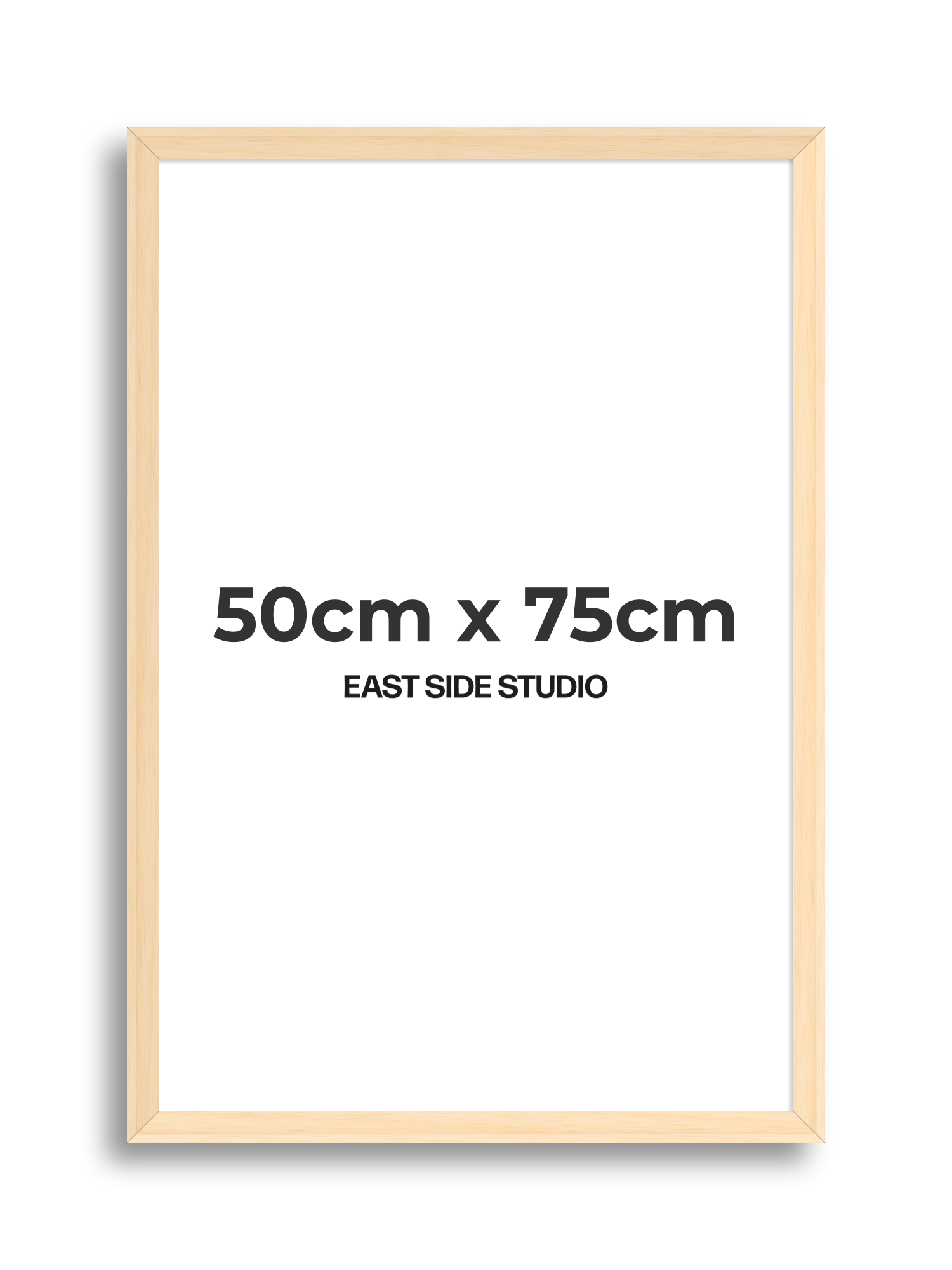 Natural Wood 50cm x 75cm picture frame