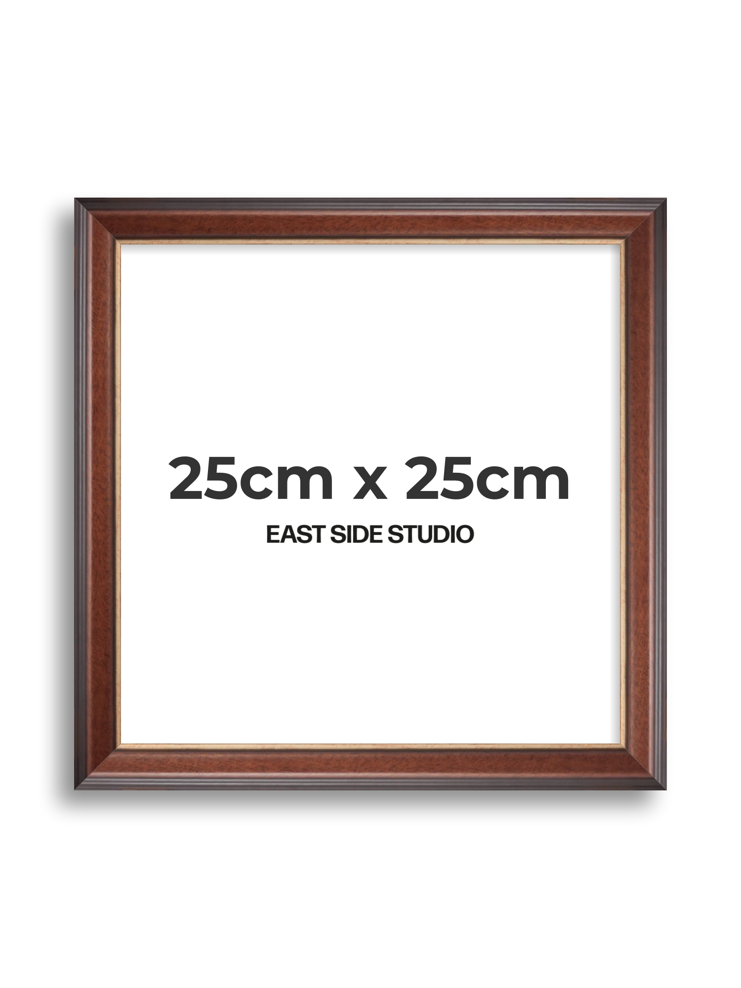 Antique Walnut & Gold 25cm x 25cm picture frame
