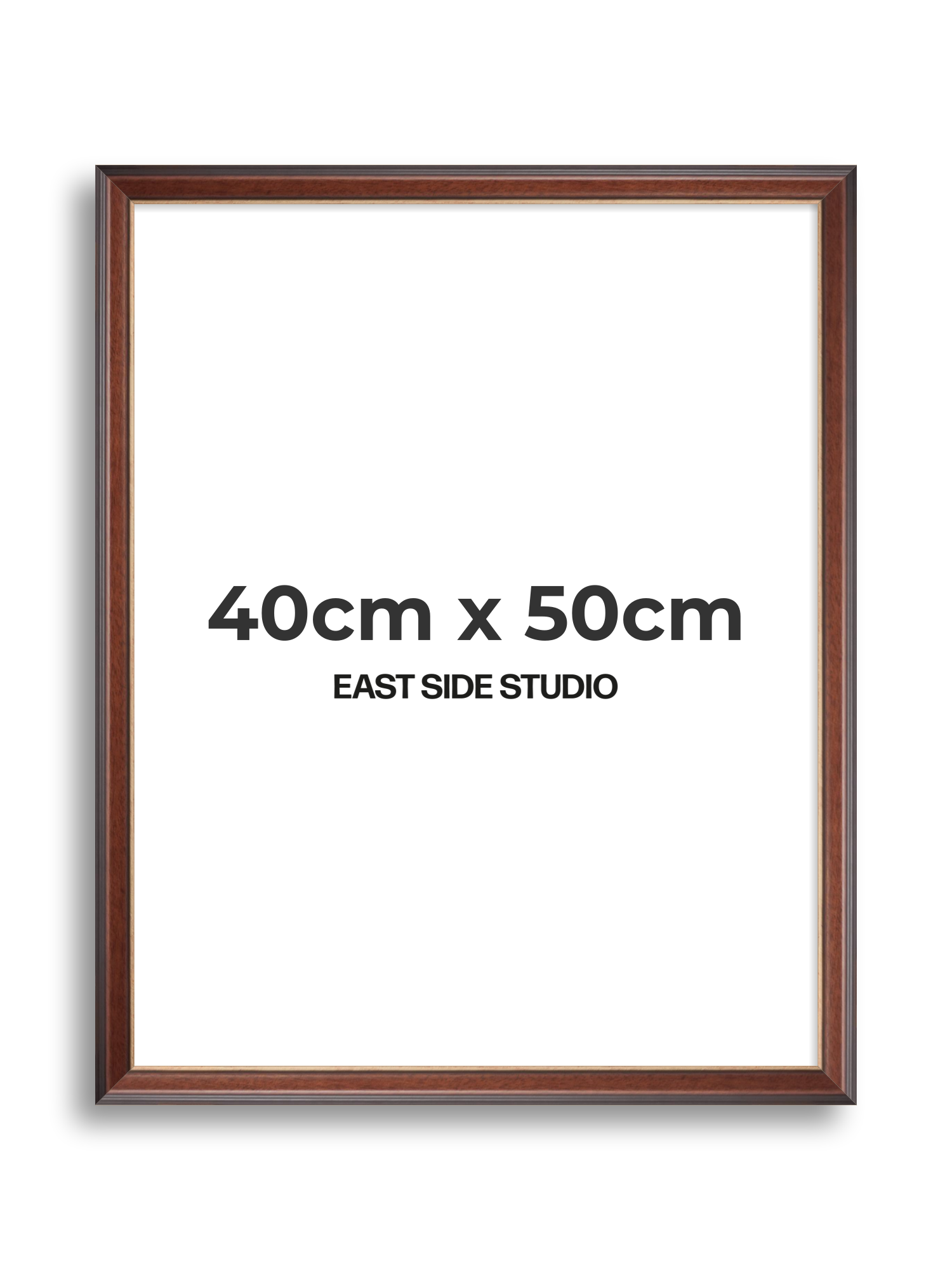 Antique Walnut & Gold 40cm x 50cm picture frame