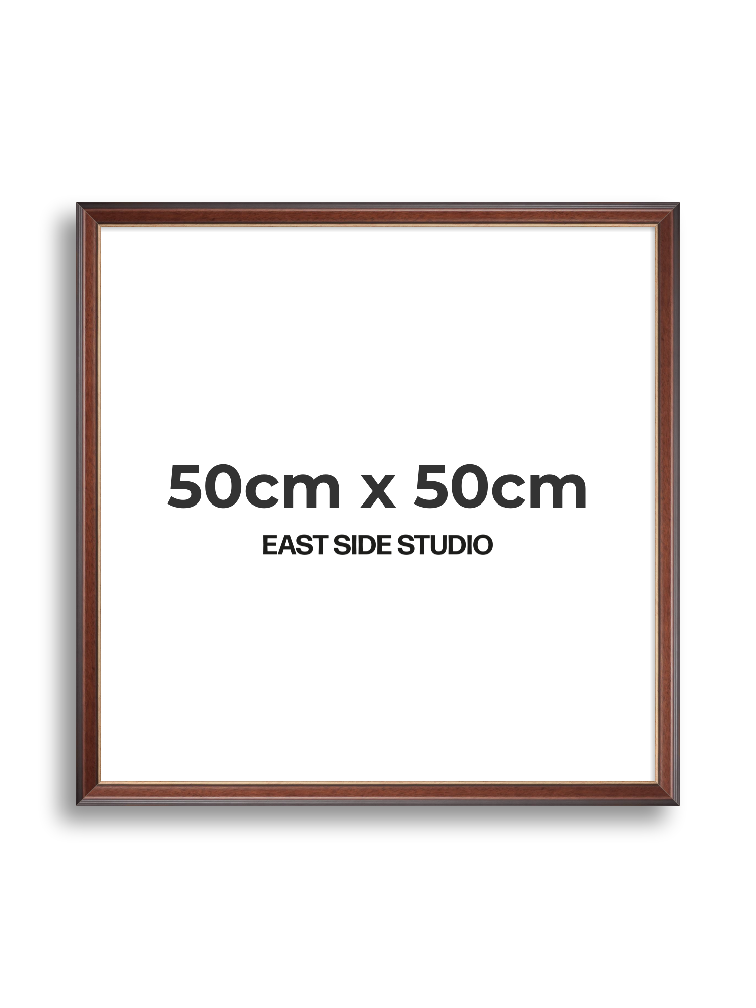 Antique Walnut & Gold 50cm x 50cm picture frame