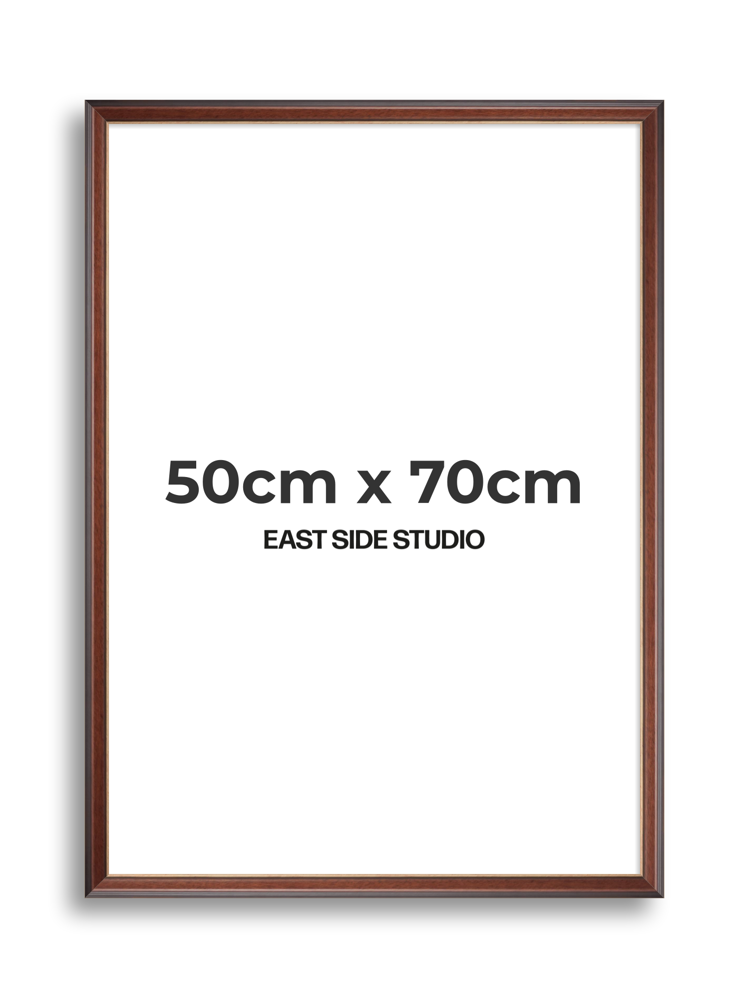 Antique Walnut & Gold 50cm x 70cm picture frame