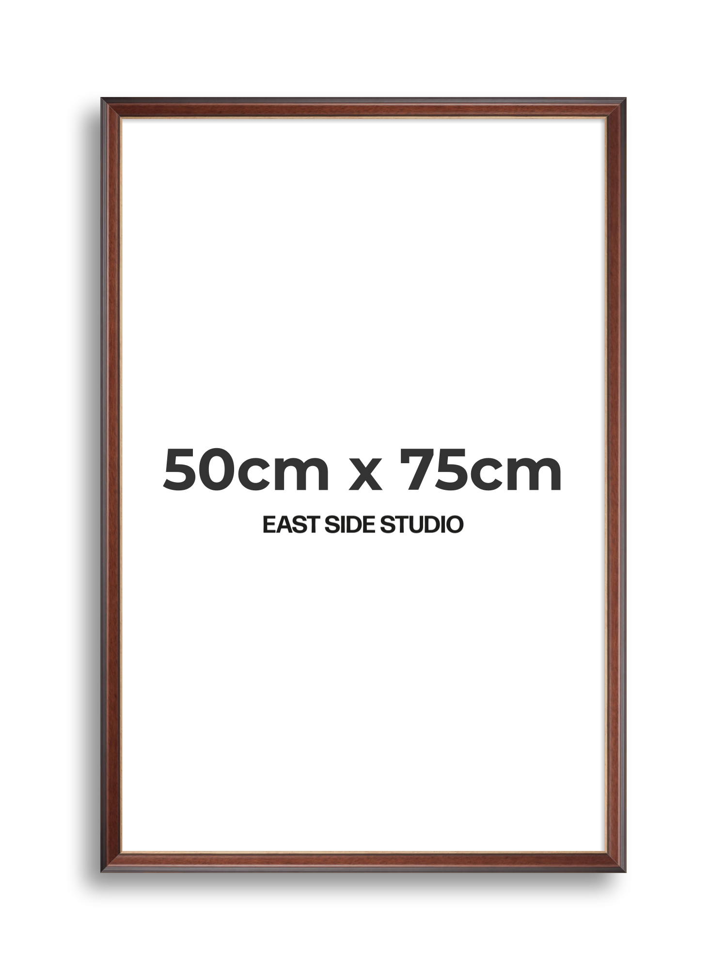 Antique Walnut & Gold 50cm x 75cm picture frame