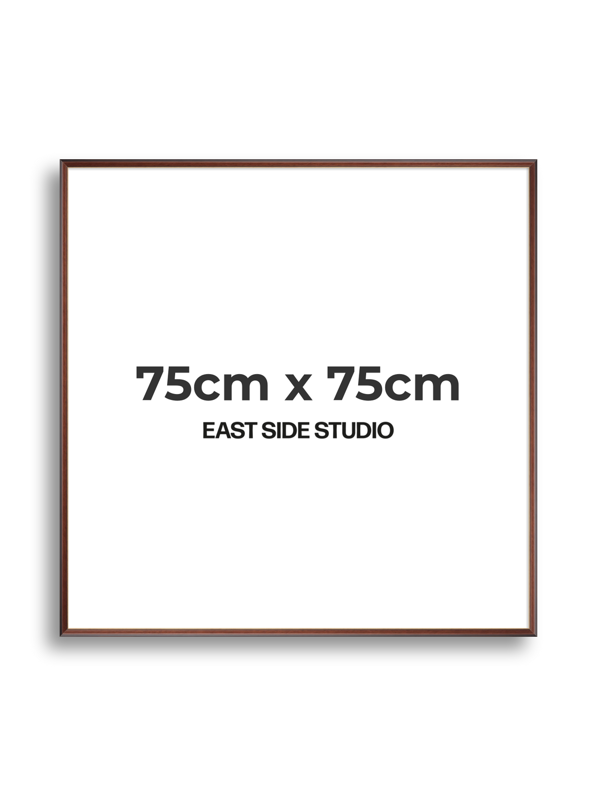 Antique Walnut & Gold 75cm x 75cm picture frame