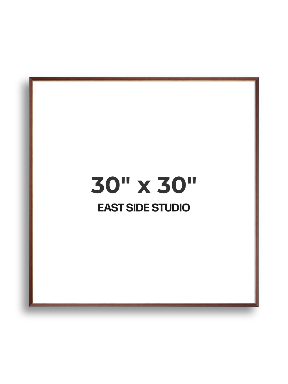Antique Walnut & Gold 30" x 30" picture frame