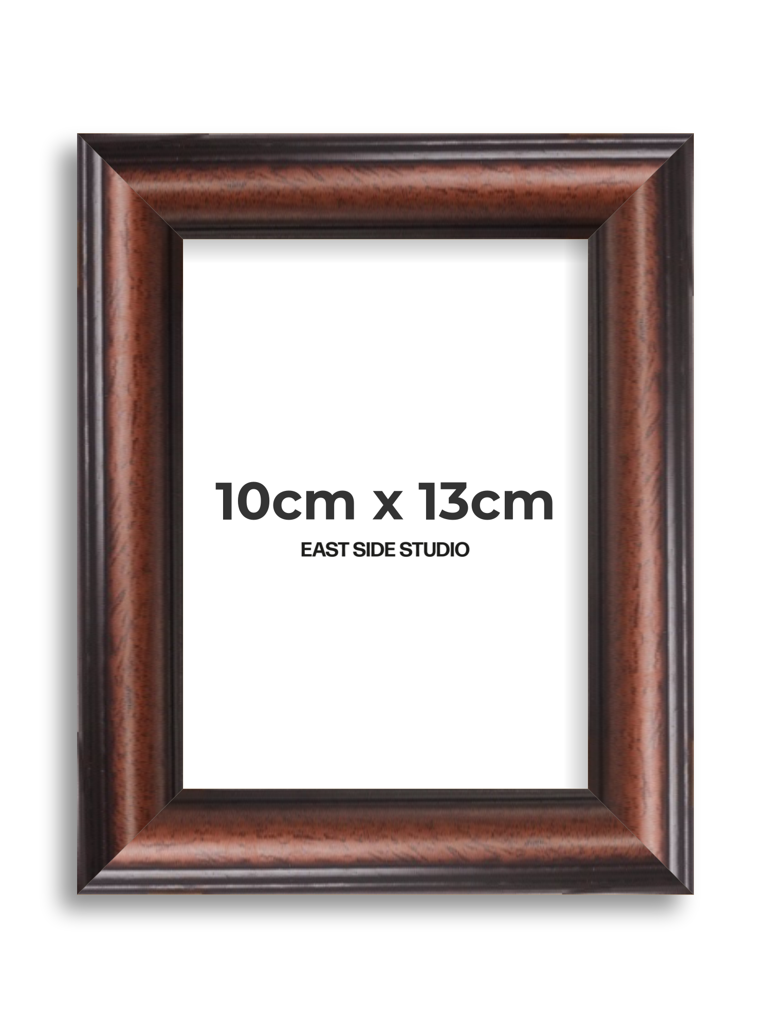 Dark Antique Walnut 10cm x 13cm picture frame