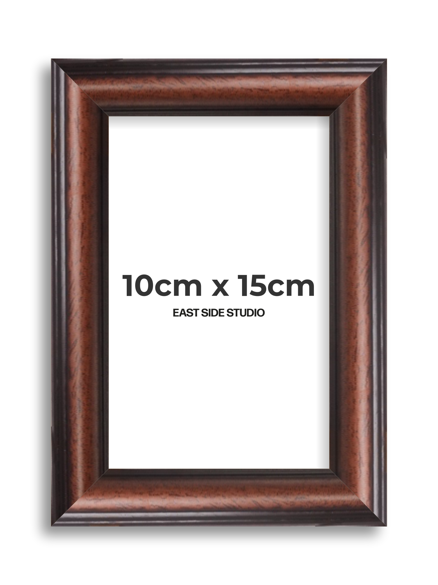 Dark Antique Walnut 10cm x 15cm picture frame