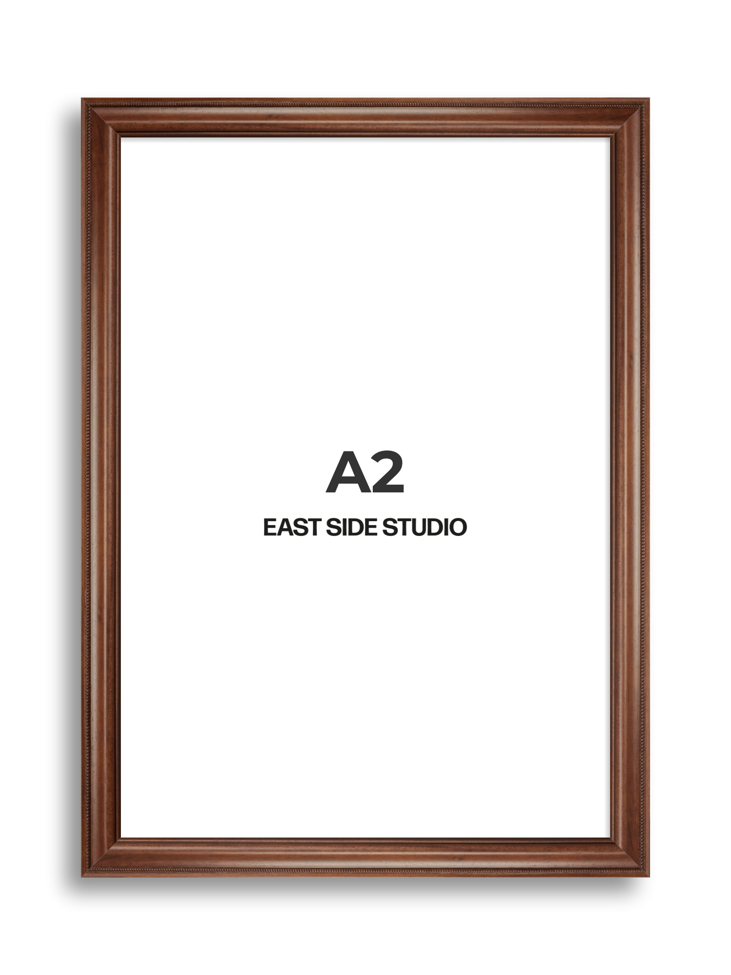 Wide Antique Walnut A2 picture frame