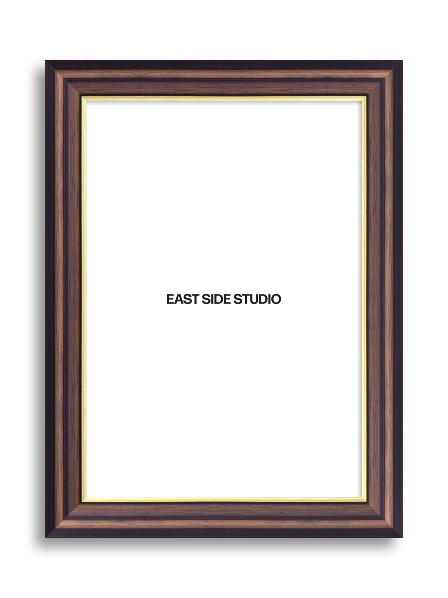 Antique Walnut & Gold - Extra Wide picture frame