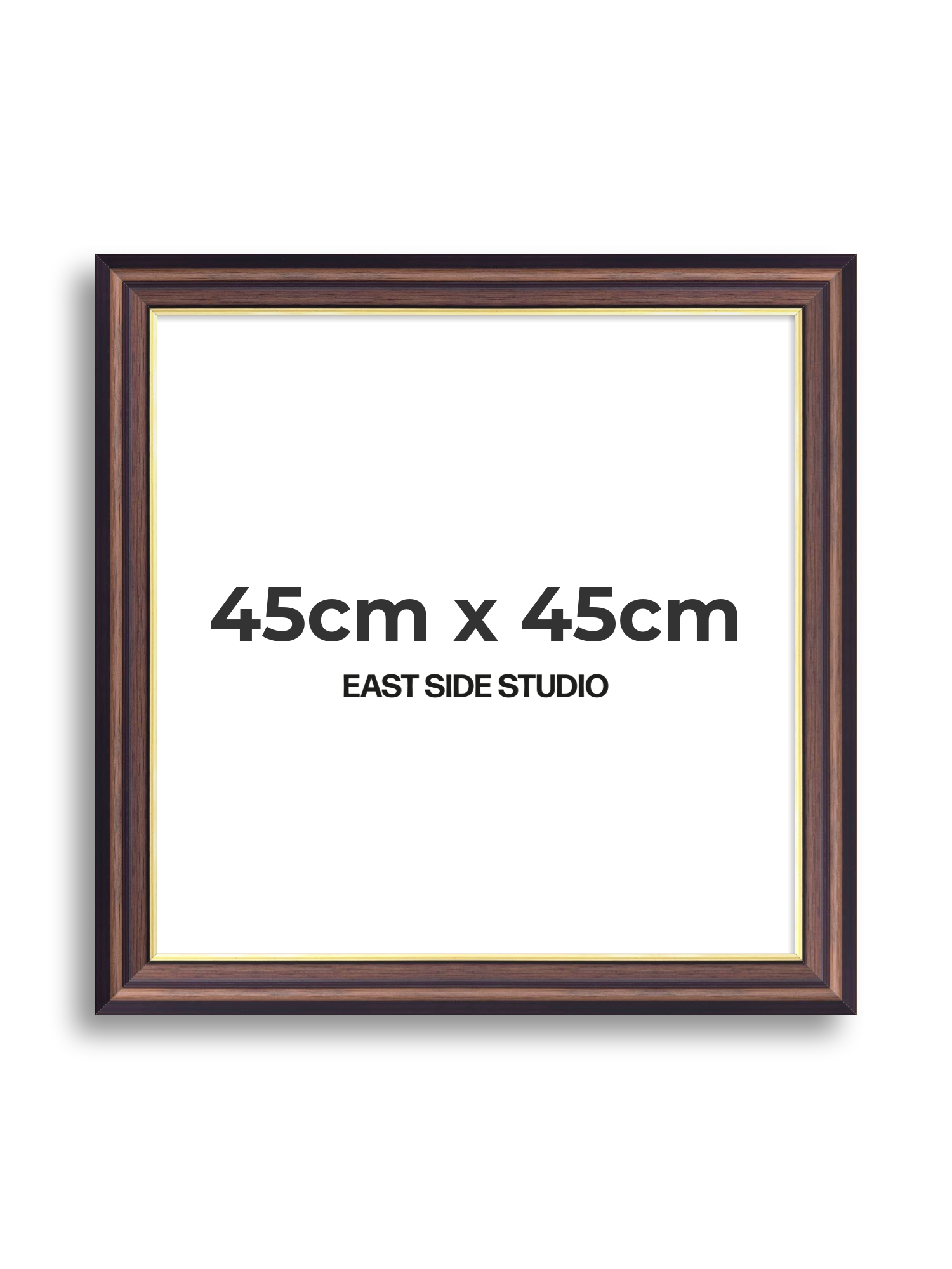 Antique Walnut & Gold 45cm x 45cm picture frame