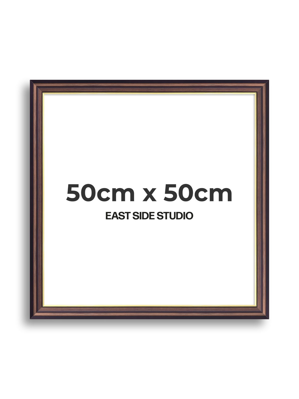 Antique Walnut & Gold 50cm x 50cm picture frame