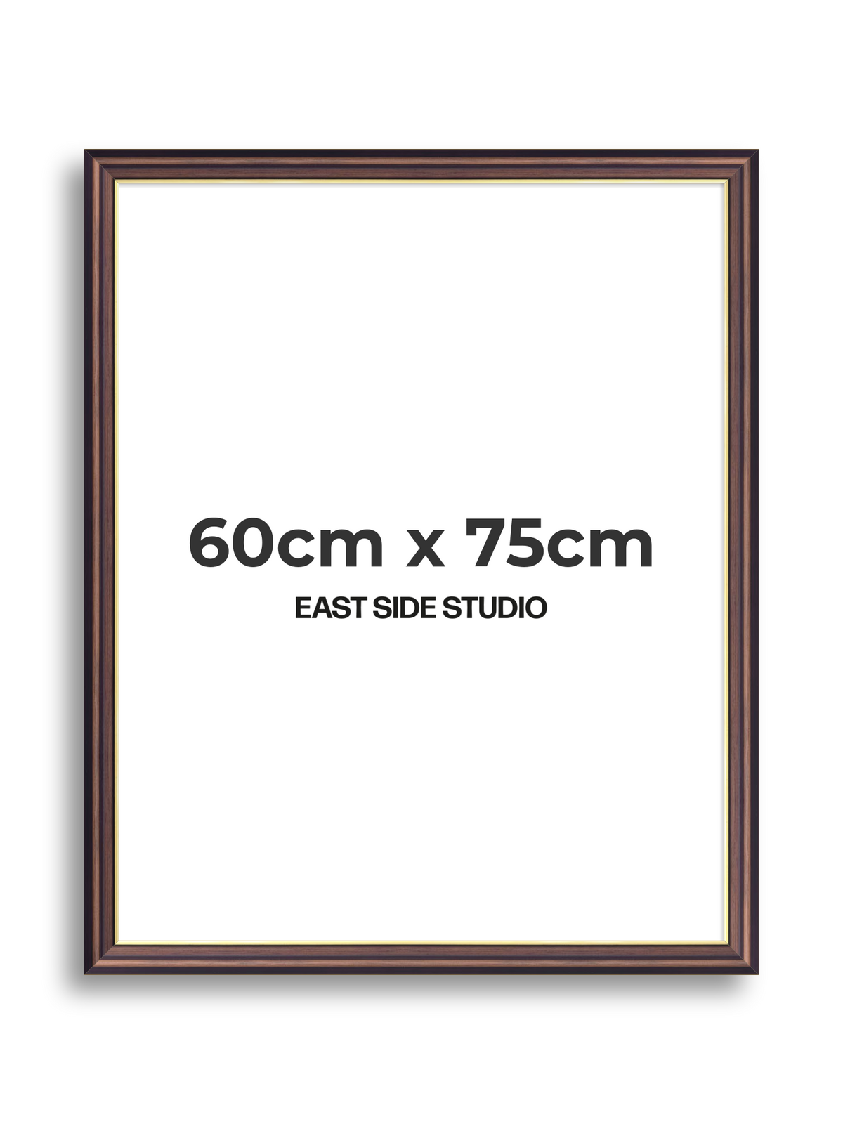 Antique Walnut & Gold 60cm x 75cm picture frame