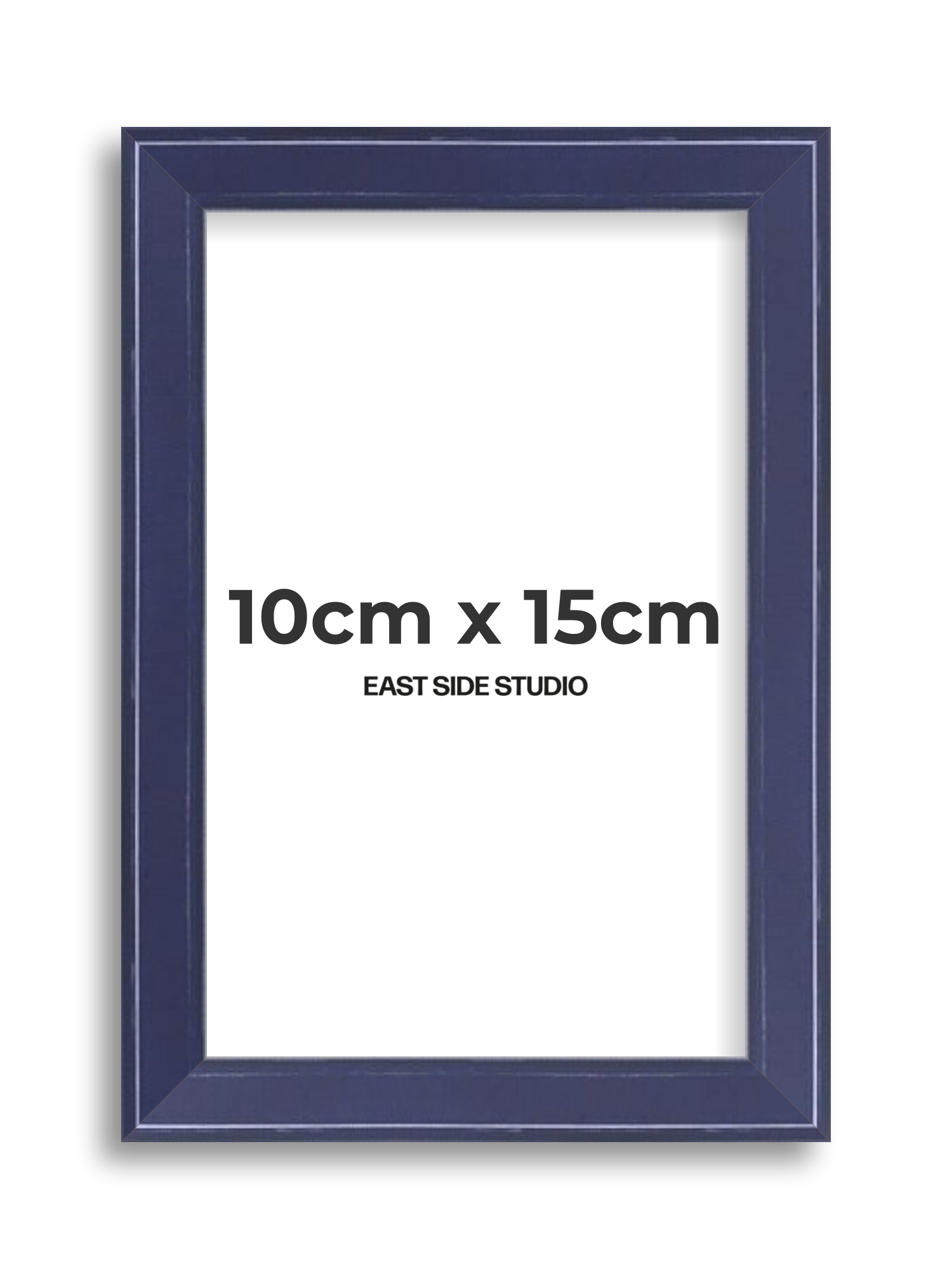 Cobalt Blue Gloss 10cm x 15cm picture frame