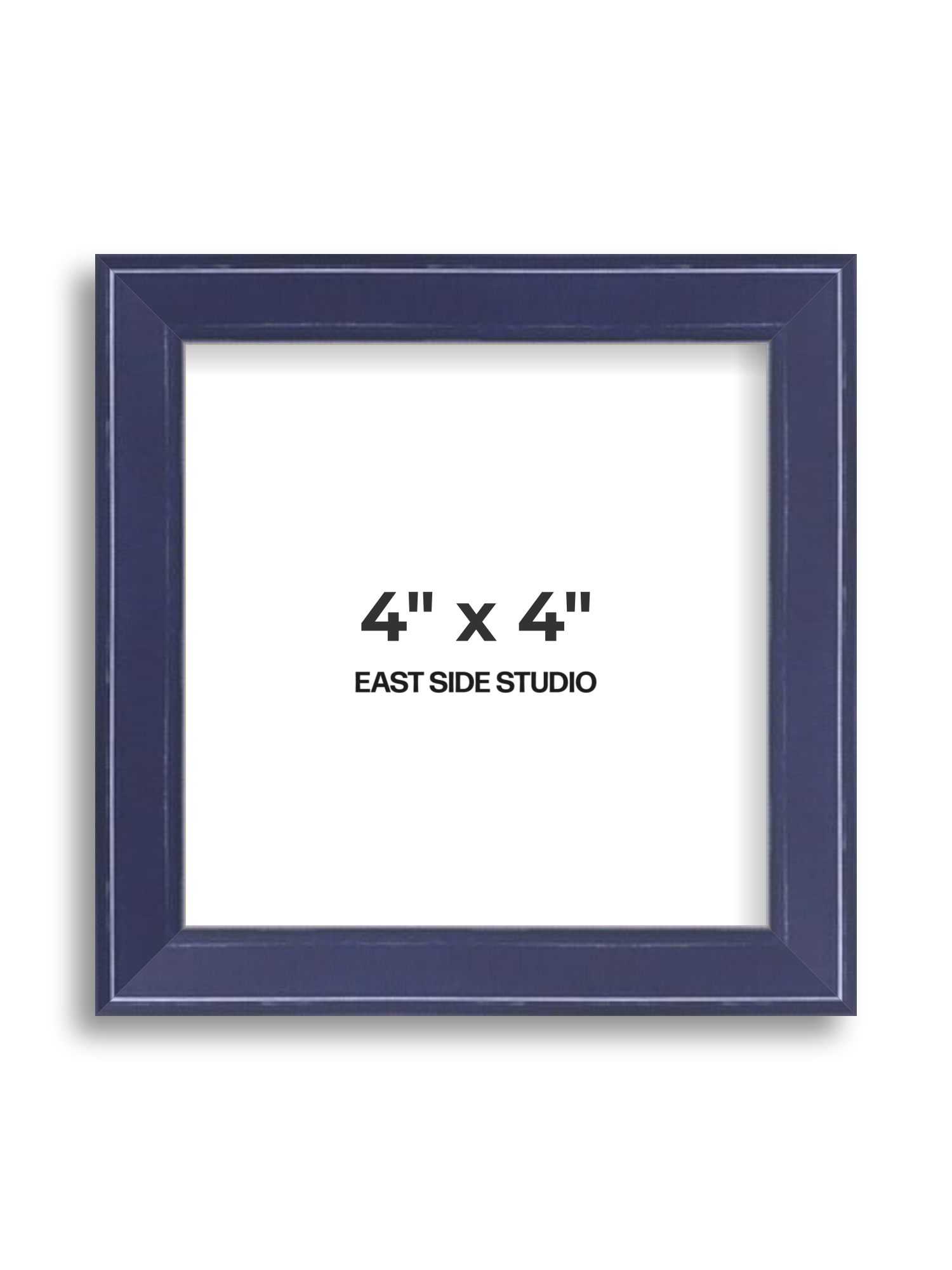 Cobalt Blue Gloss 4" x 4" picture frame