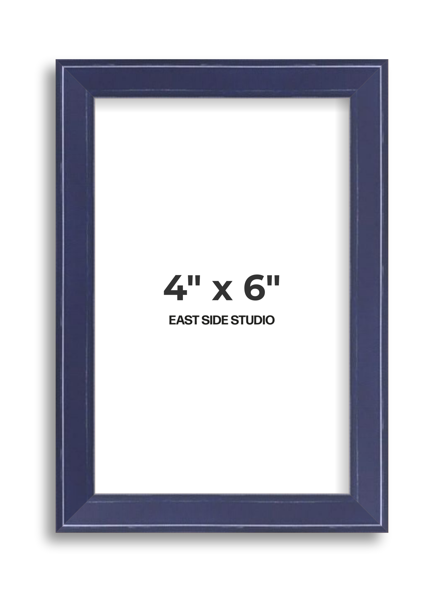 Cobalt Blue Gloss 4" x 6" picture frame