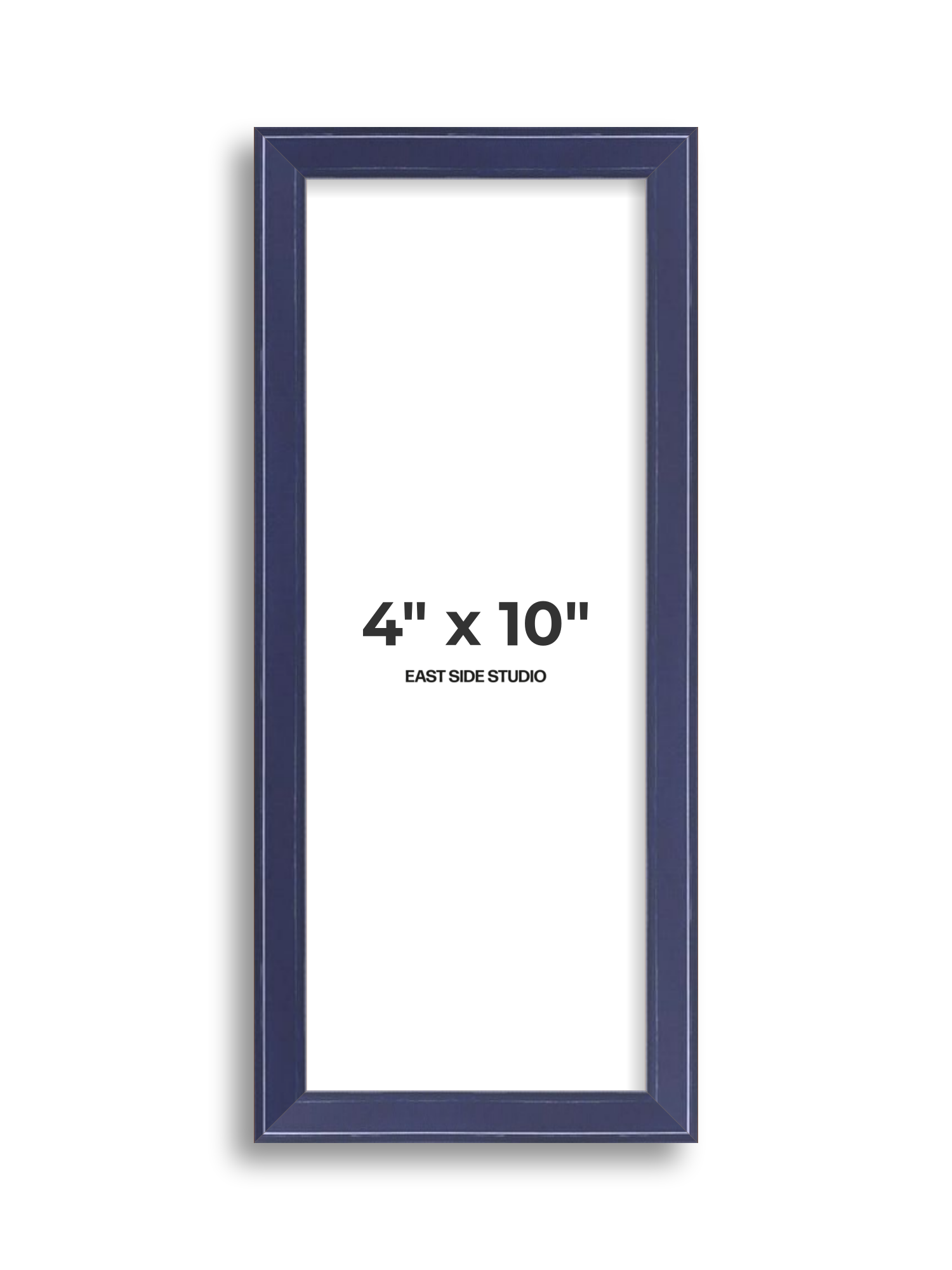 Cobalt Blue Gloss 4" x 10" picture frame