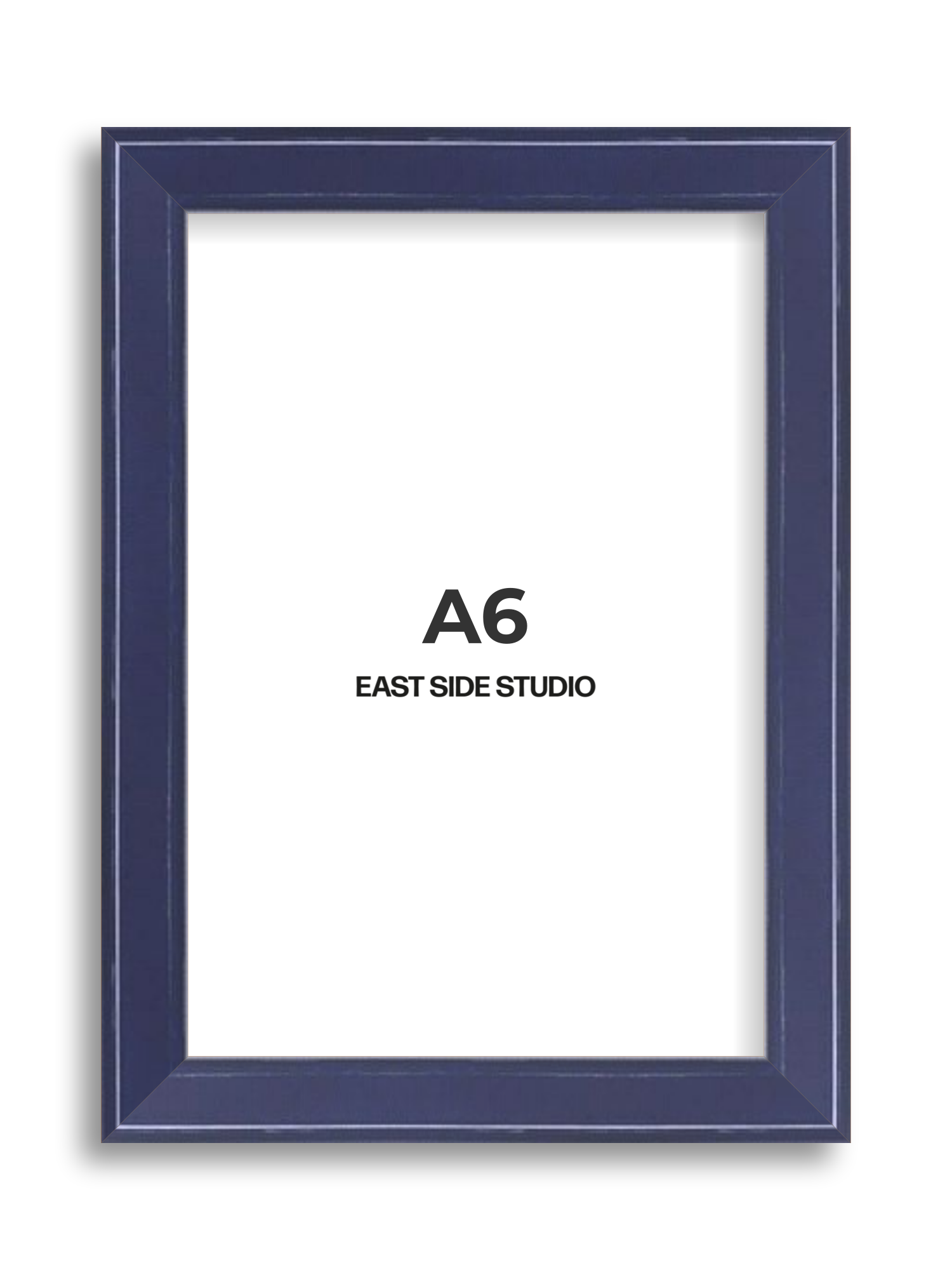 Cobalt Blue Gloss A6 picture frame