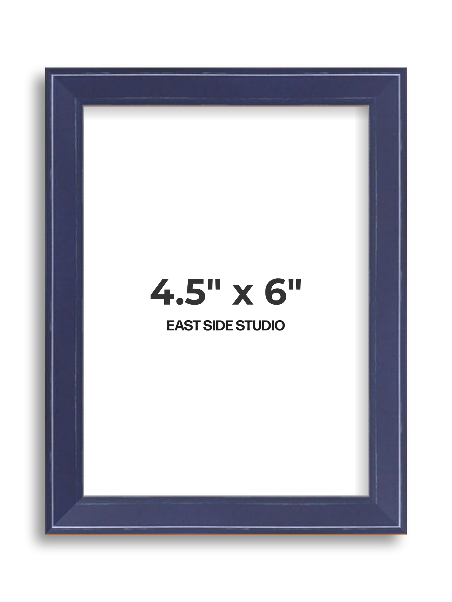 Cobalt Blue Gloss 4.5" x 6" picture frame