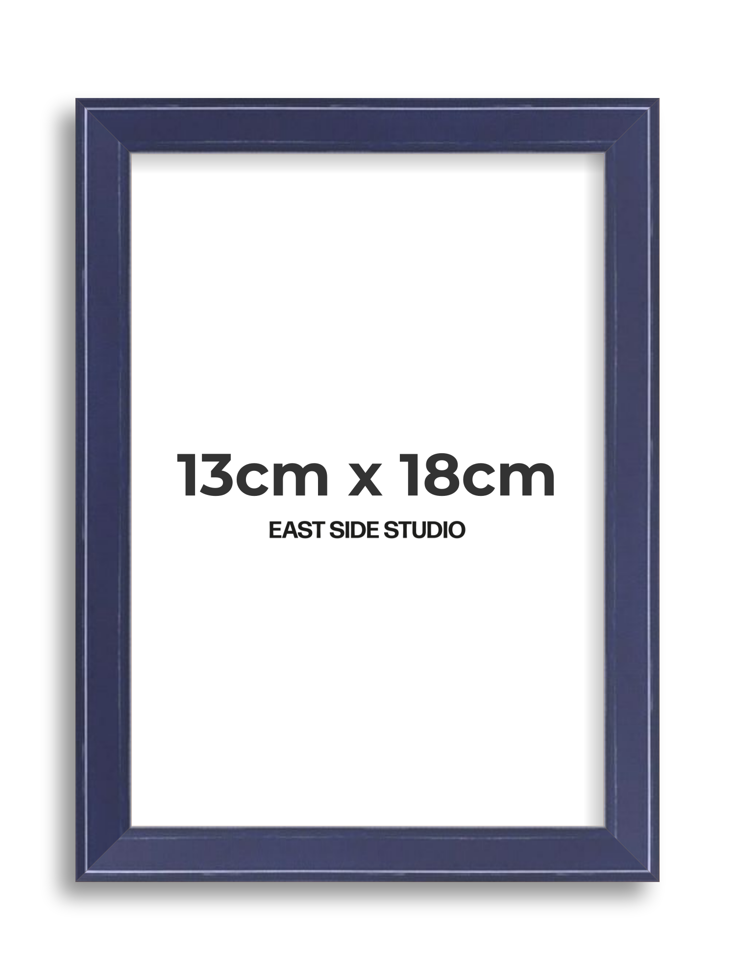 Cobalt Blue Gloss 13cm x 18cm picture frame