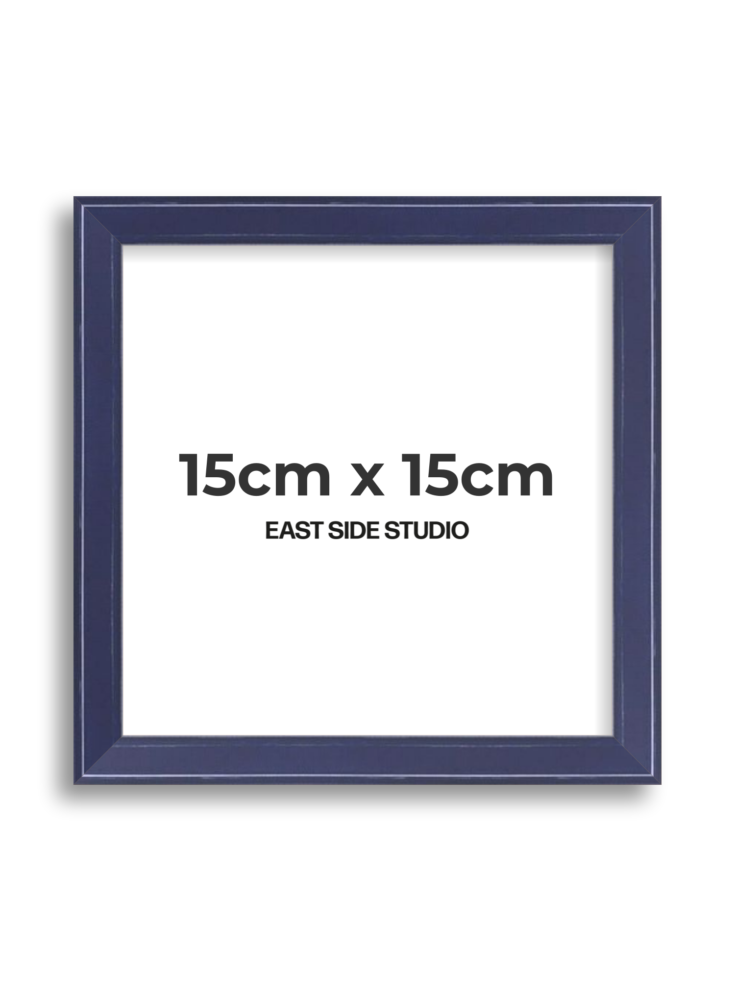 Cobalt Blue Gloss 15cm x 15cm picture frame
