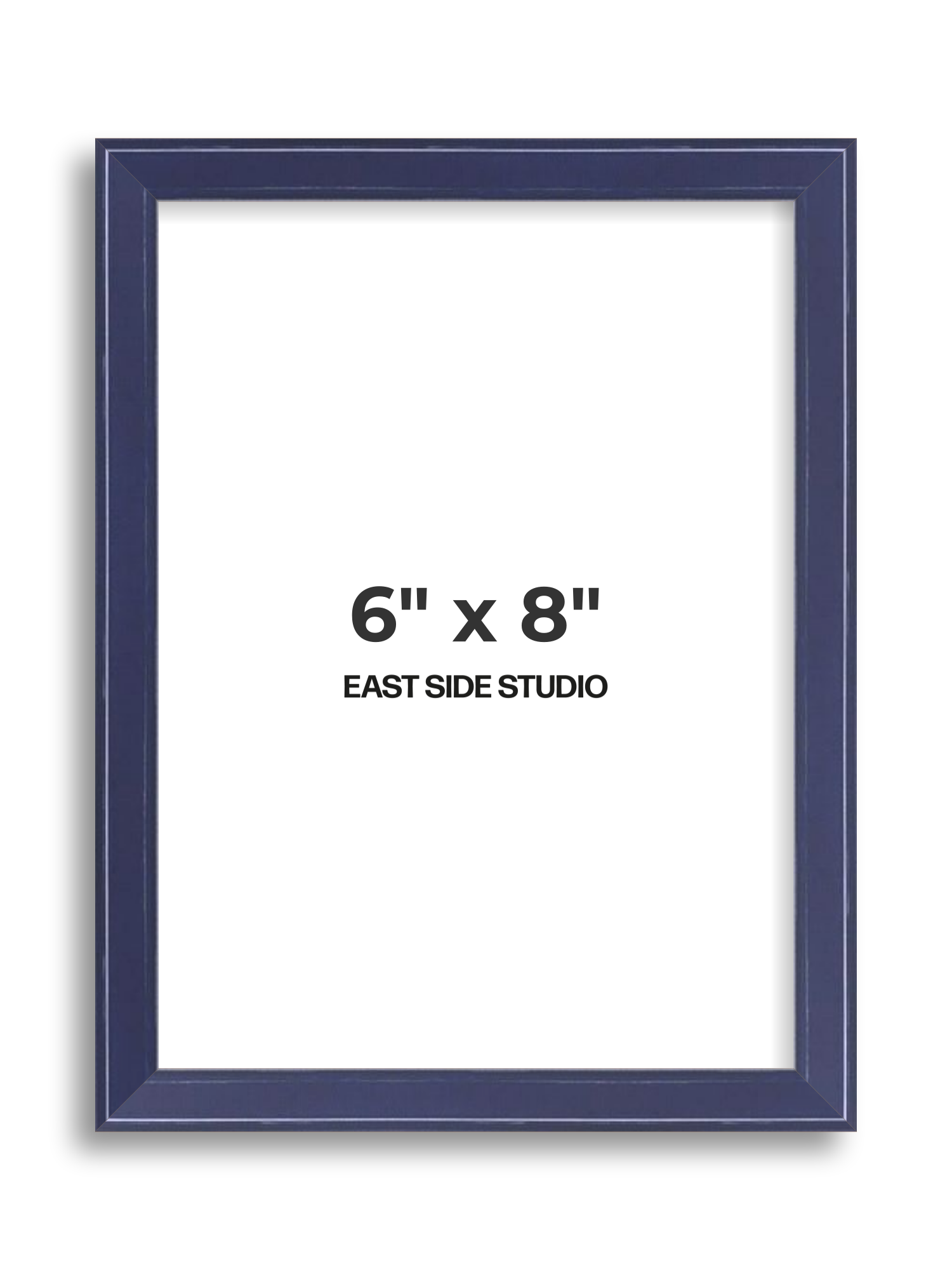 Cobalt Blue Gloss 6" x 8" picture frame