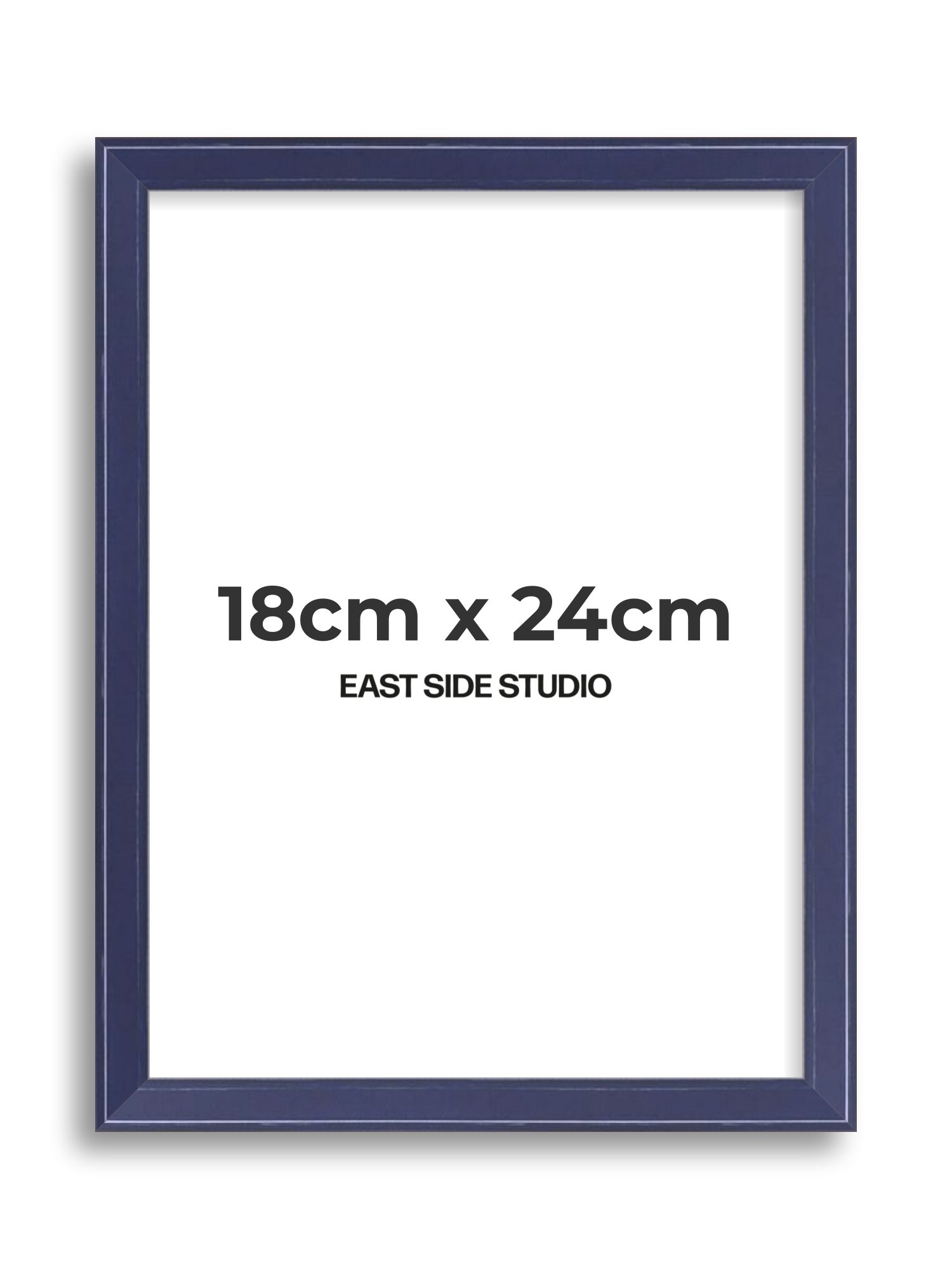 Cobalt Blue Gloss 18cm x 24cm picture frame